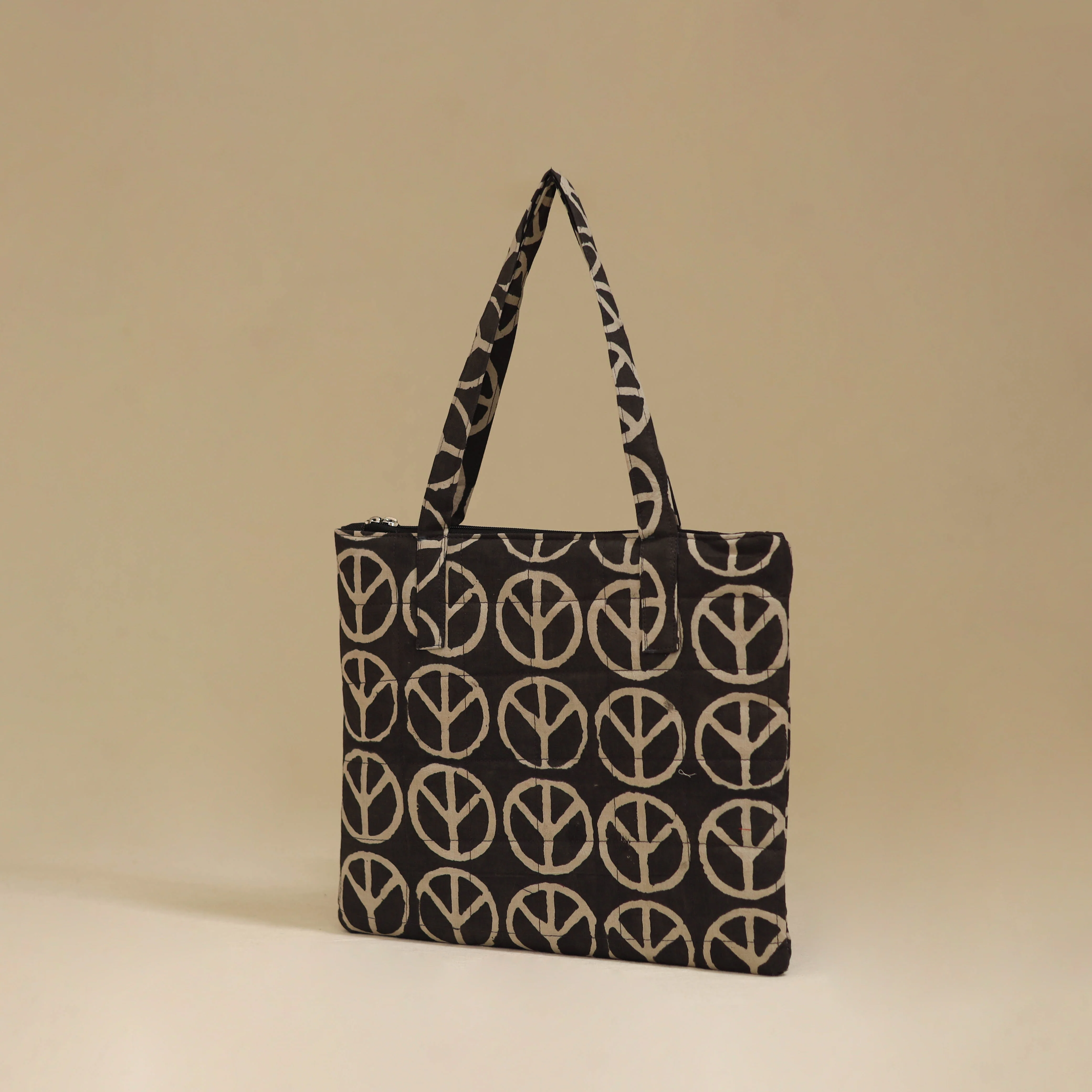 Handcrafted Cotton Quilted Handbag 32 - Image 2
