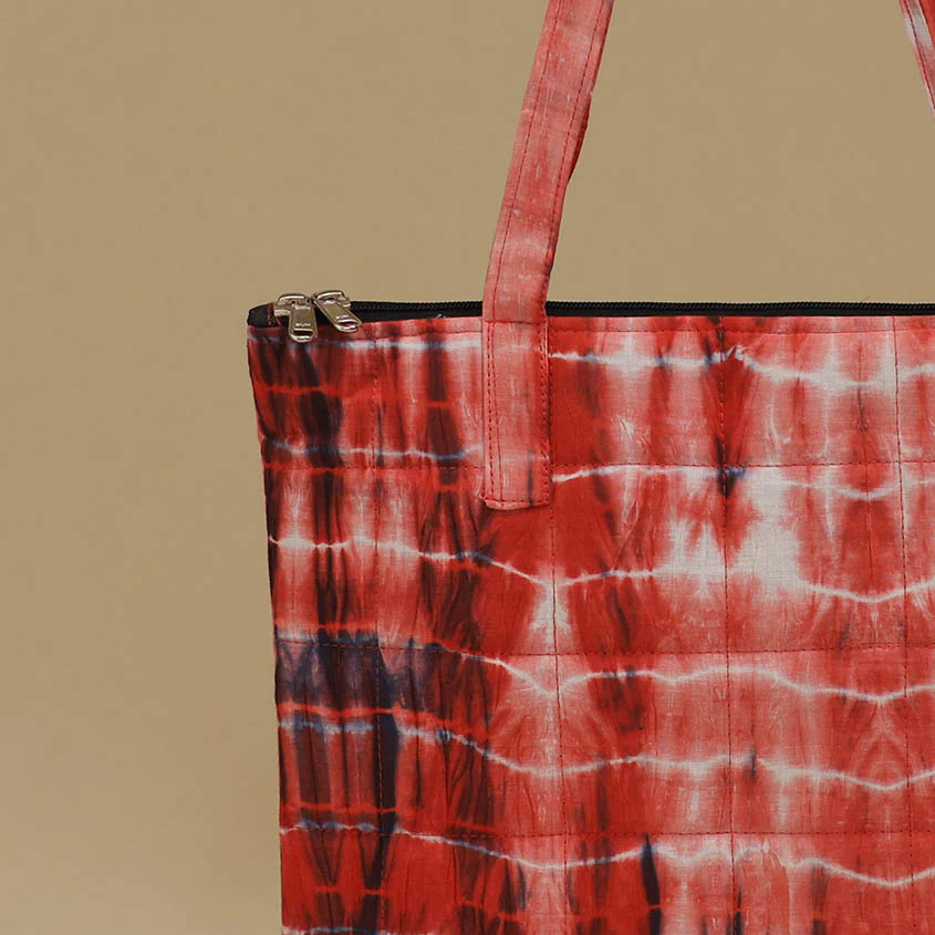 Handcrafted Cotton Quilted Handbag 33 - Image 3