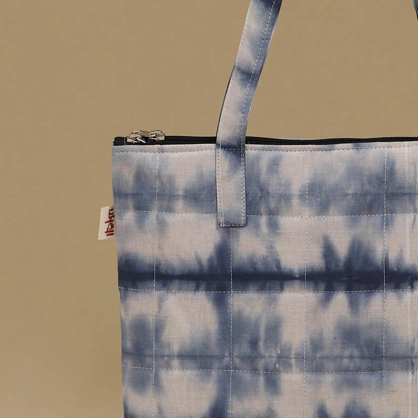 Handcrafted Cotton Quilted Handbag 36 - Image 3