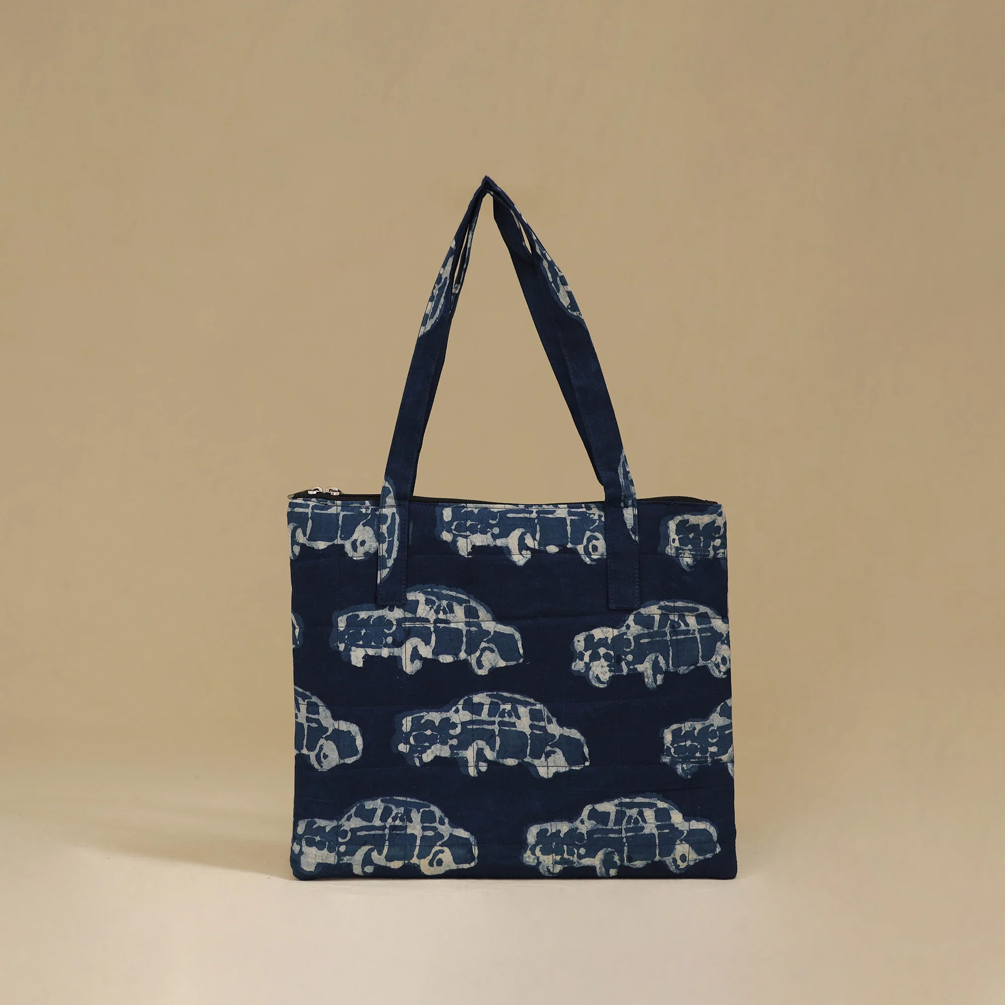 Handcrafted Cotton Quilted Handbag 37