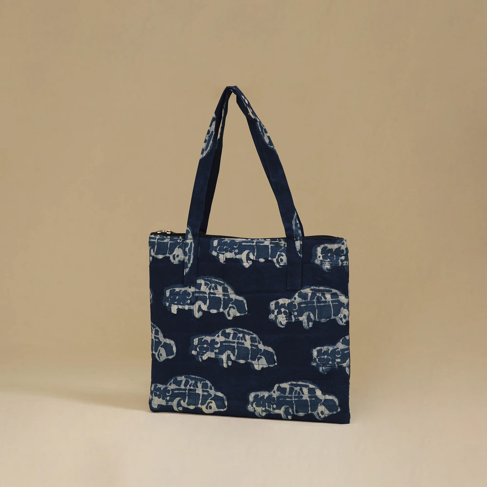 Handcrafted Cotton Quilted Handbag 37 - Image 2