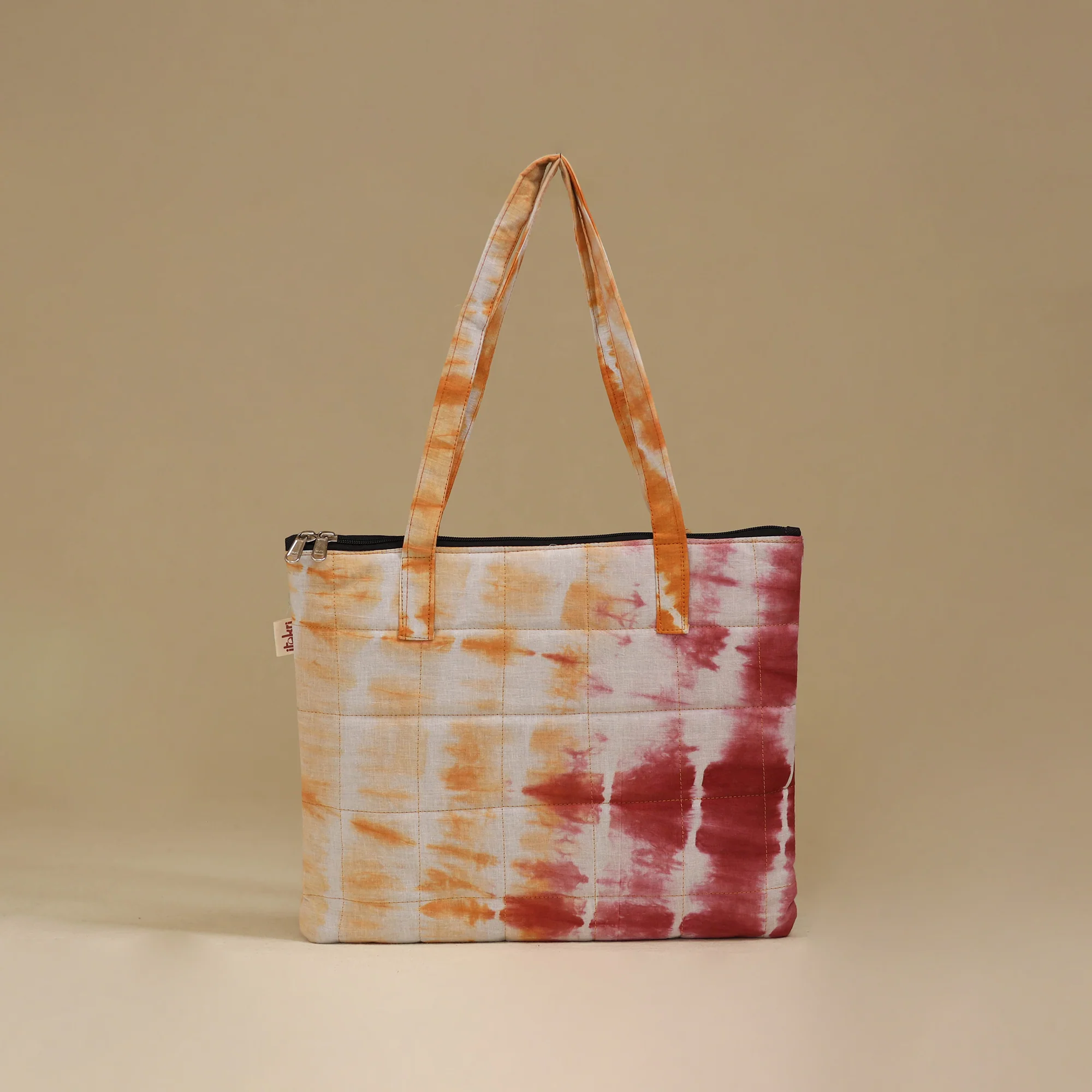 Handcrafted Cotton Quilted Handbag 37