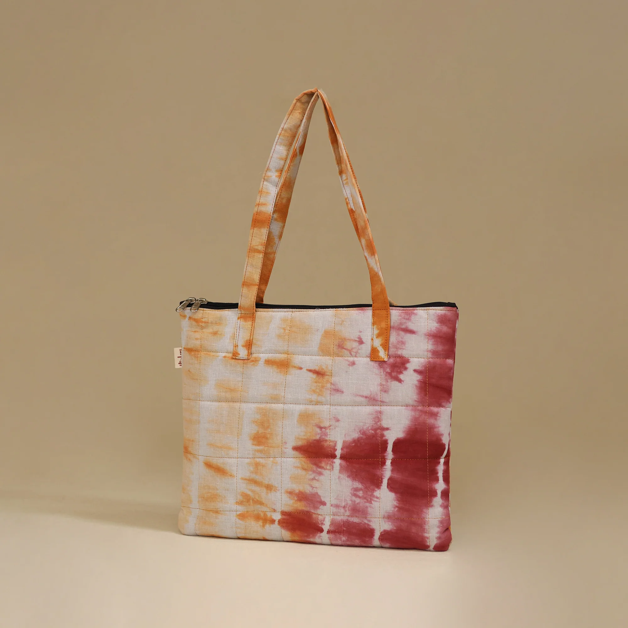 Handcrafted Cotton Quilted Handbag 37 - Image 2