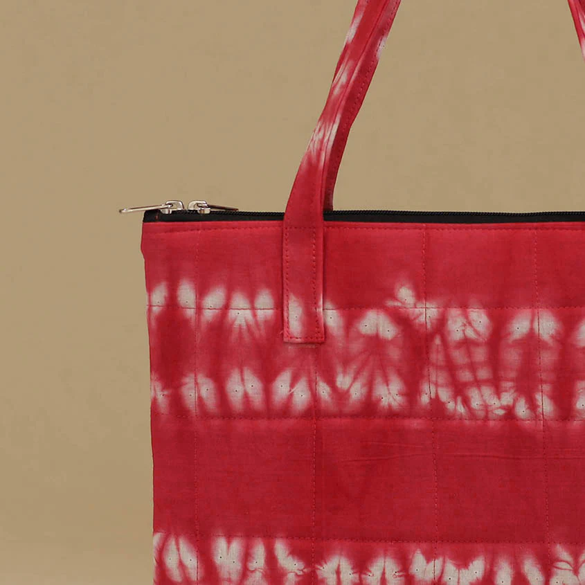Handcrafted Cotton Quilted Handbag 41 - Image 3
