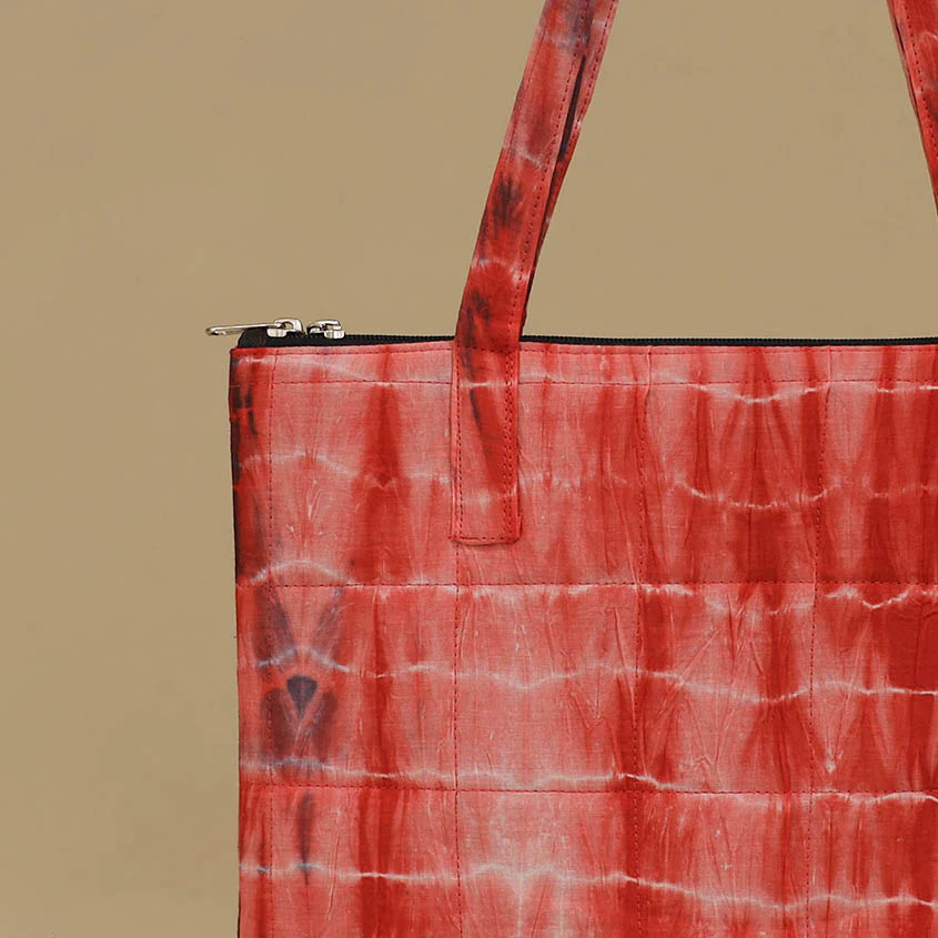 Handcrafted Cotton Quilted Handbag 43 - Image 3