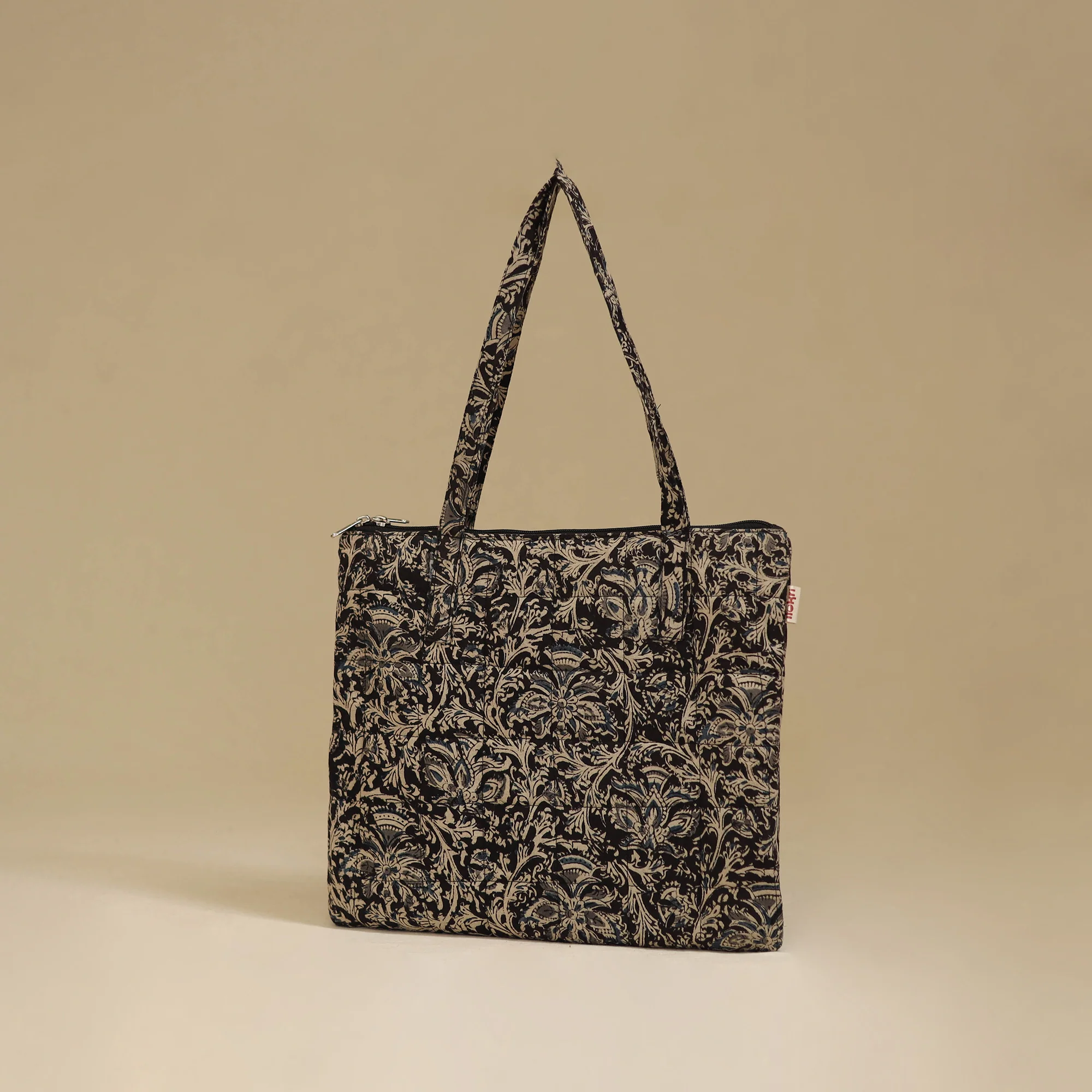 Handcrafted Cotton Quilted Handbag 45 - Image 2