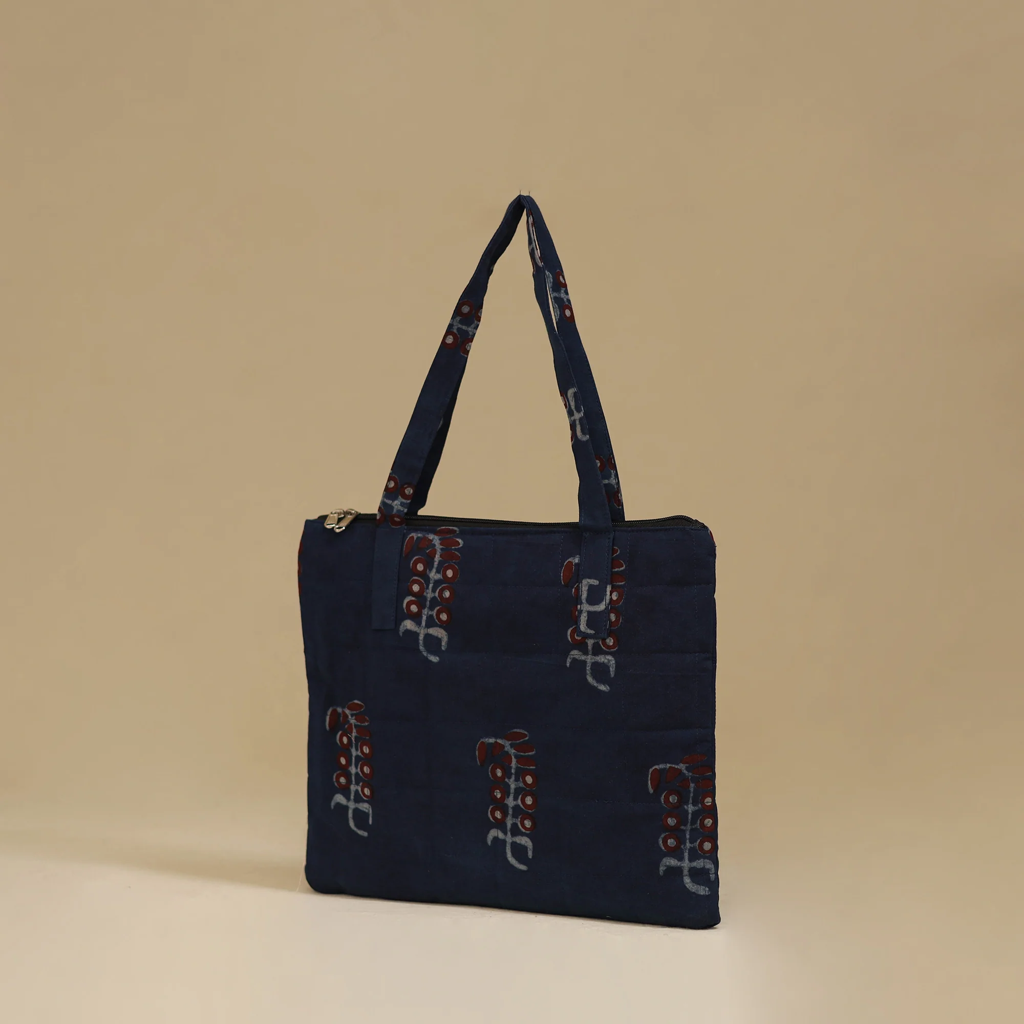 Handcrafted Cotton Quilted Handbag 47 - Image 2