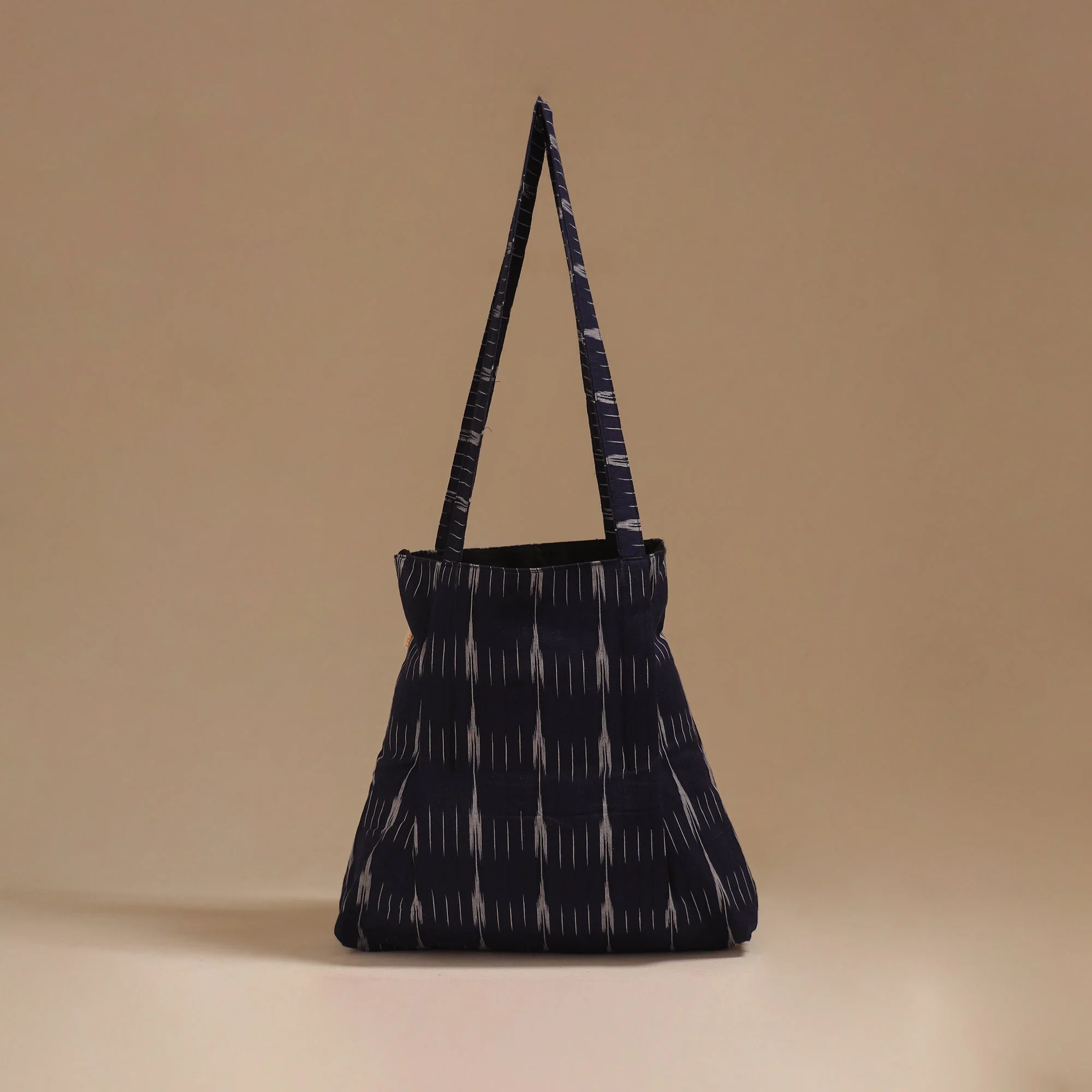 Blue - Handcrafted Fabric Jhola Bag 37