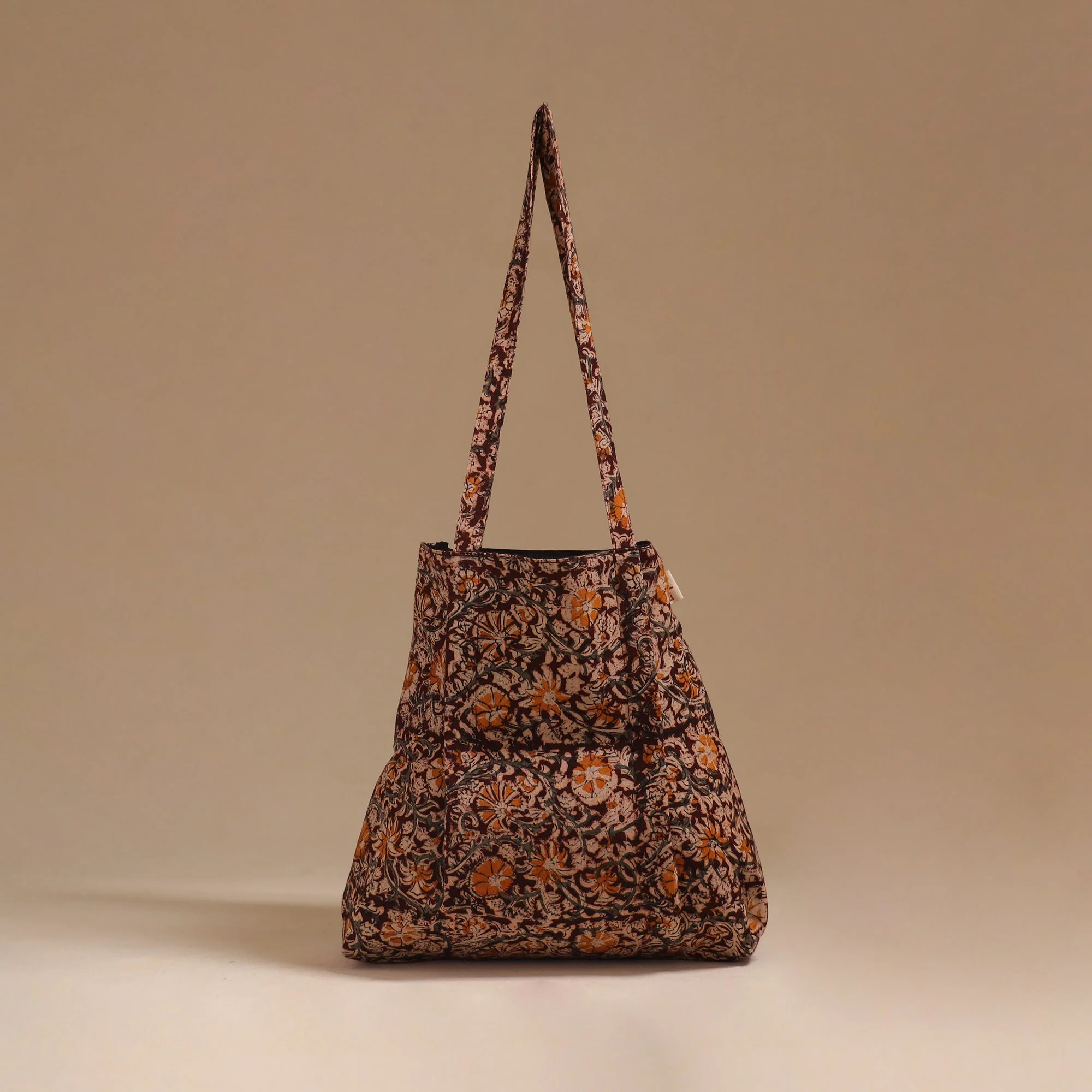 Maroon - Handcrafted Fabric Jhola Bag  90