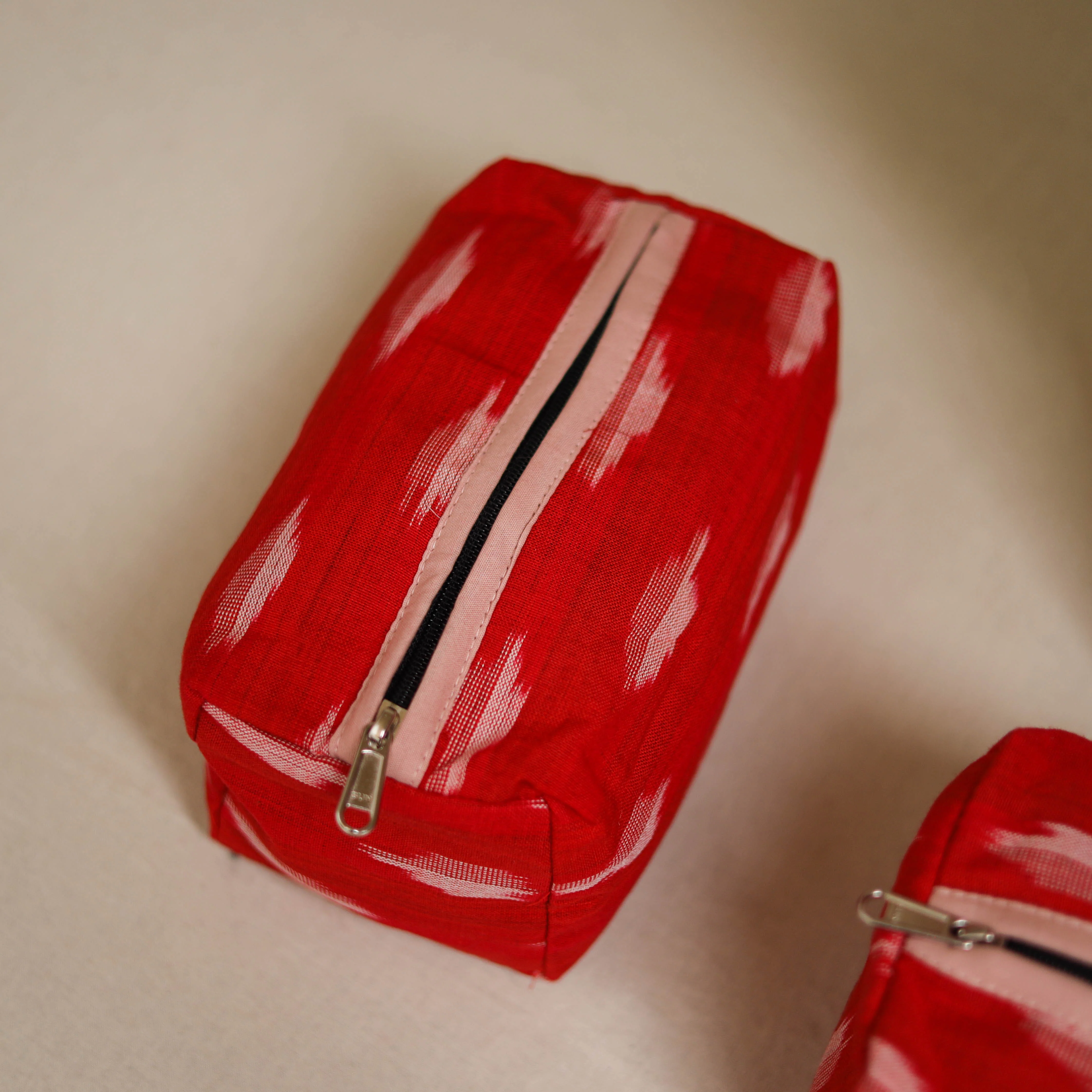 Handcrafted Fabric Toiletry Bags (Set of 3) 08 - Image 3