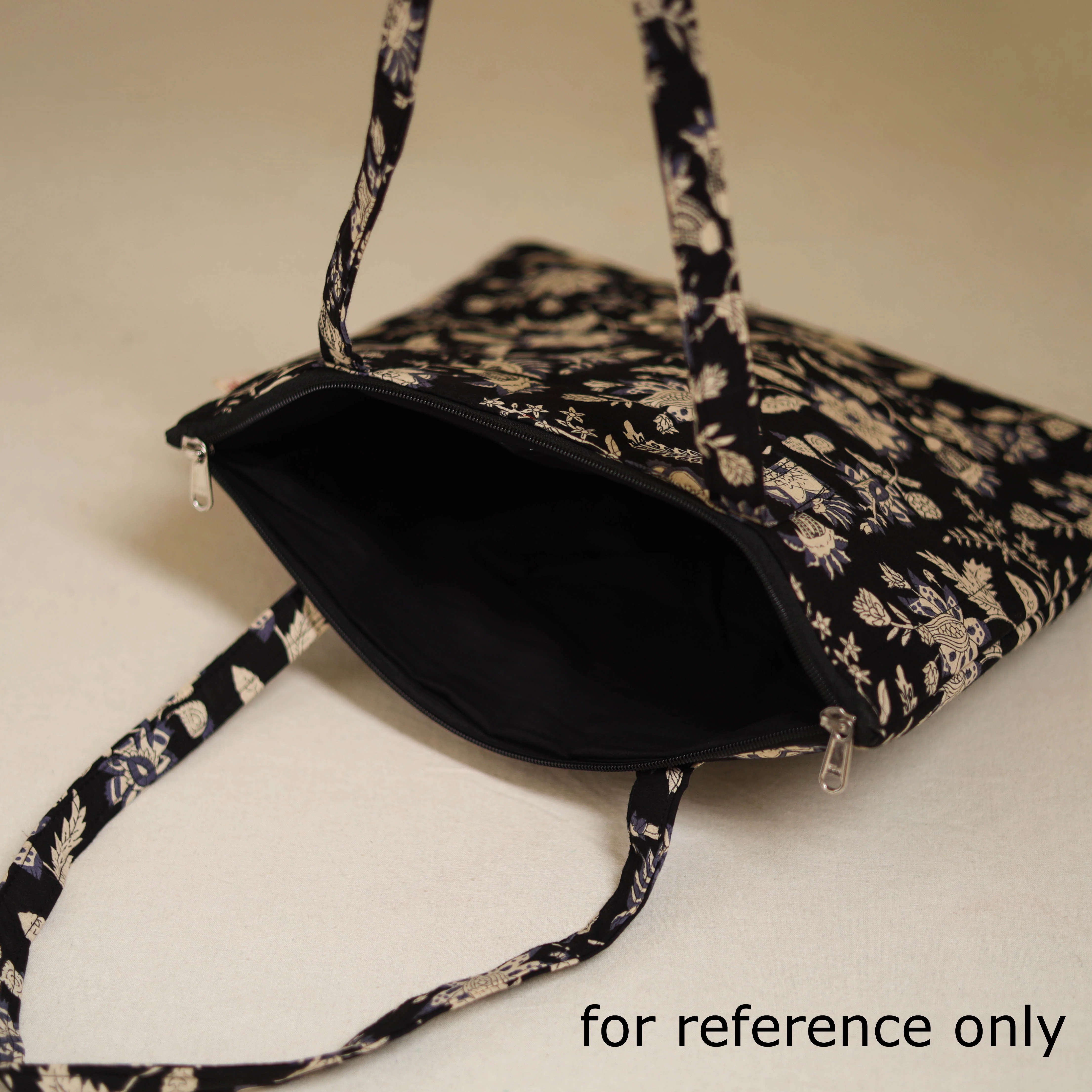Brown - Handcrafted Quilted Handbag 08 - Image 4