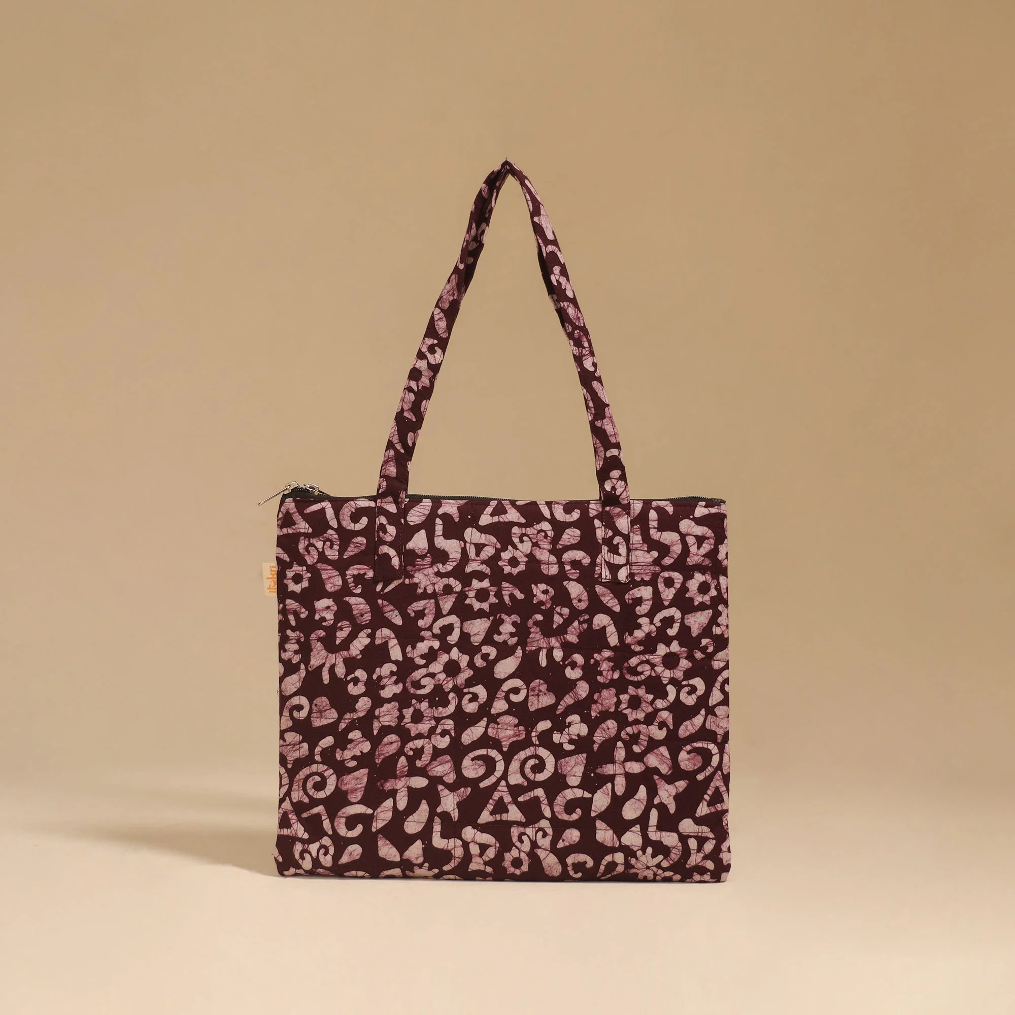 Maroon - Handcrafted Quilted Handbag 16