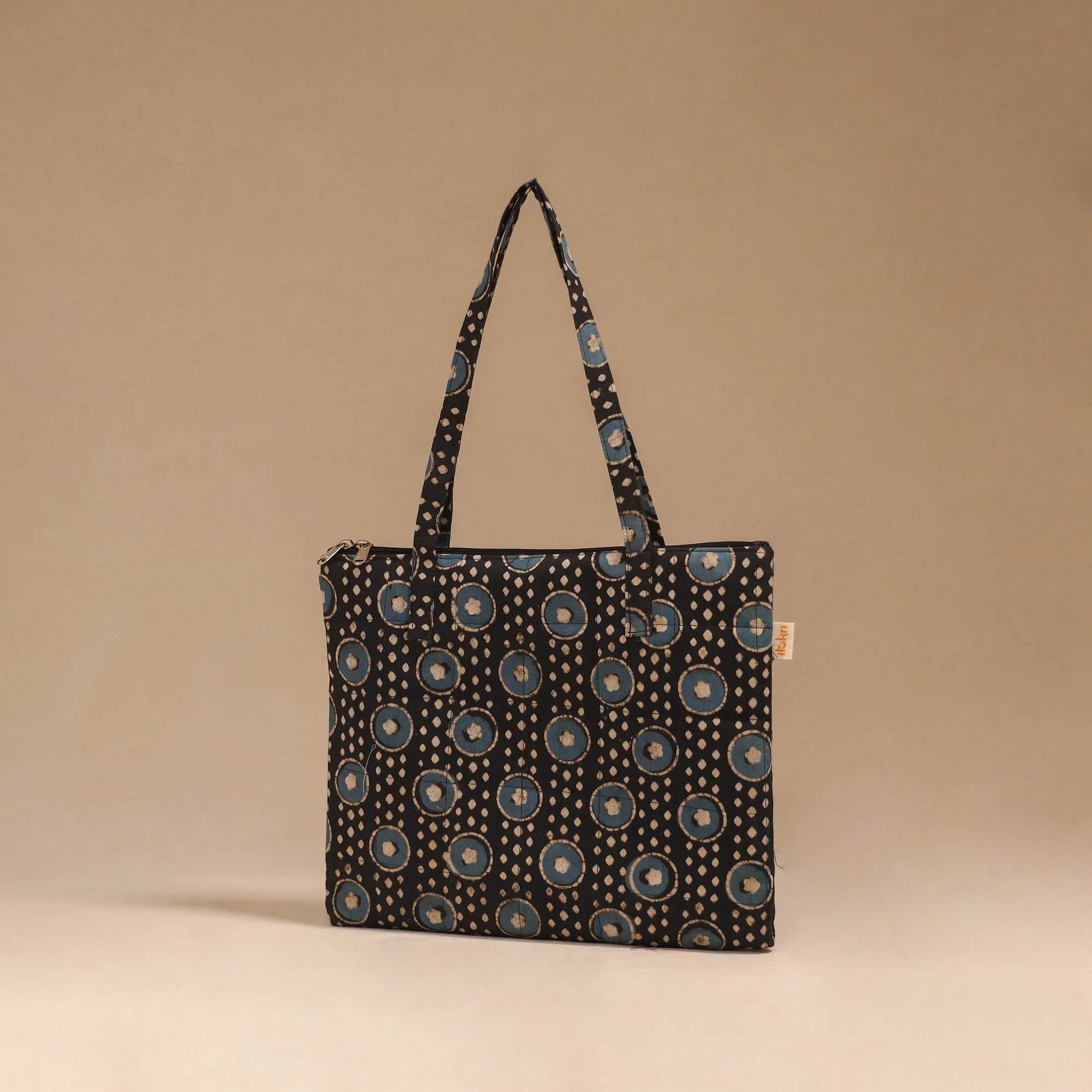 Black - Handcrafted Quilted Handbag 20 - Image 2