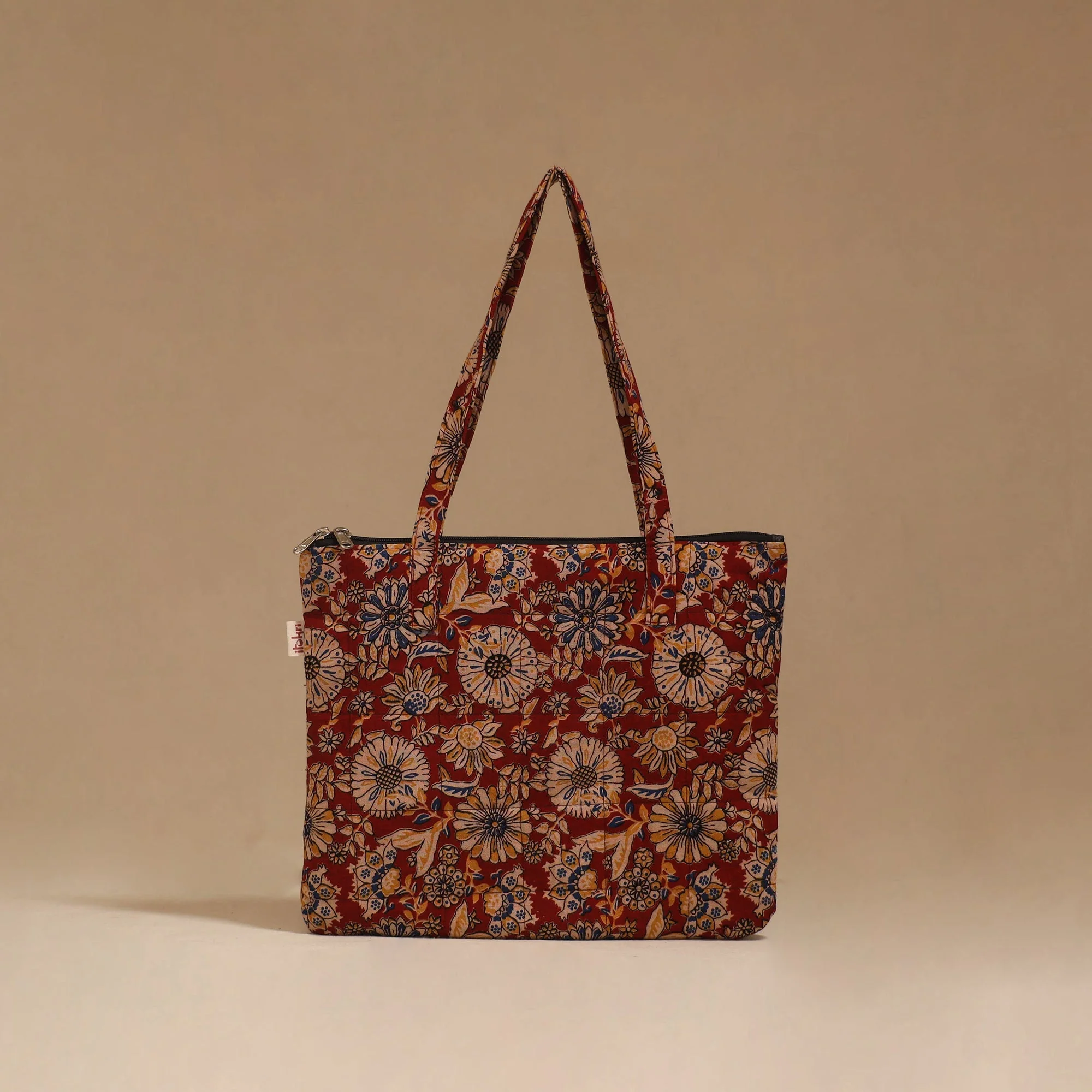 Maroon - Handcrafted Quilted Handbag 26