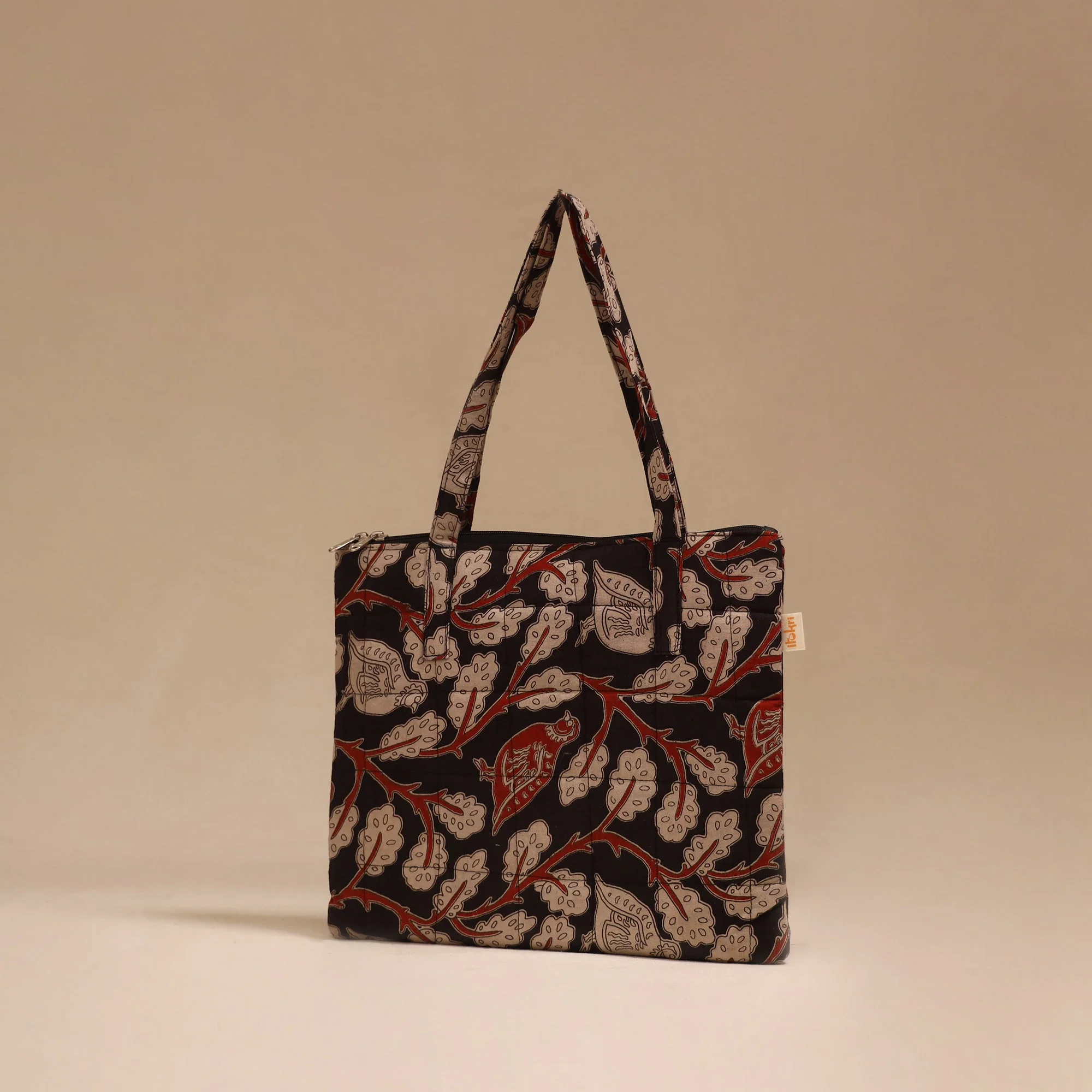 Black - Handcrafted Quilted Handbag 33 - Image 2