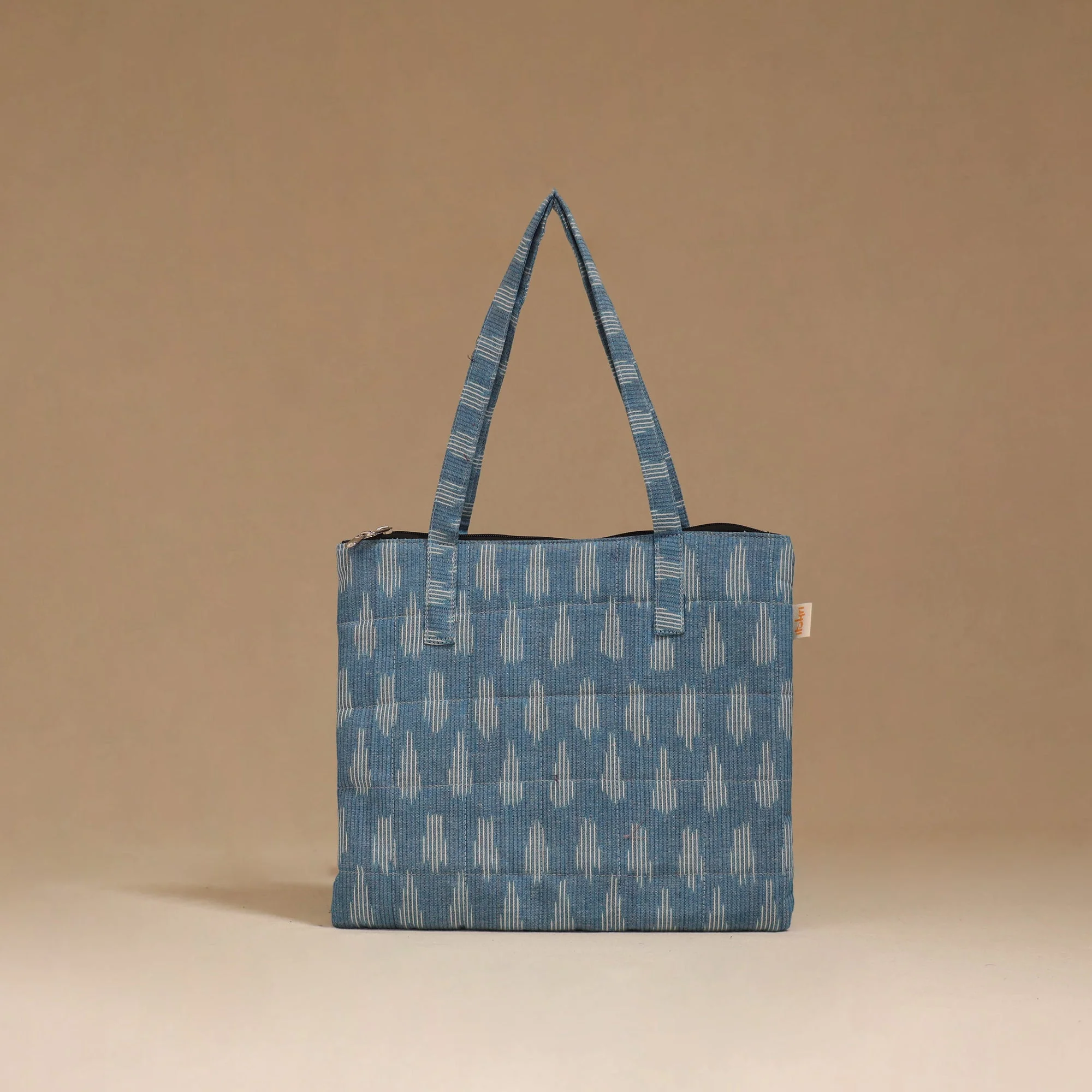 Blue - Handcrafted Quilted Handbag 53