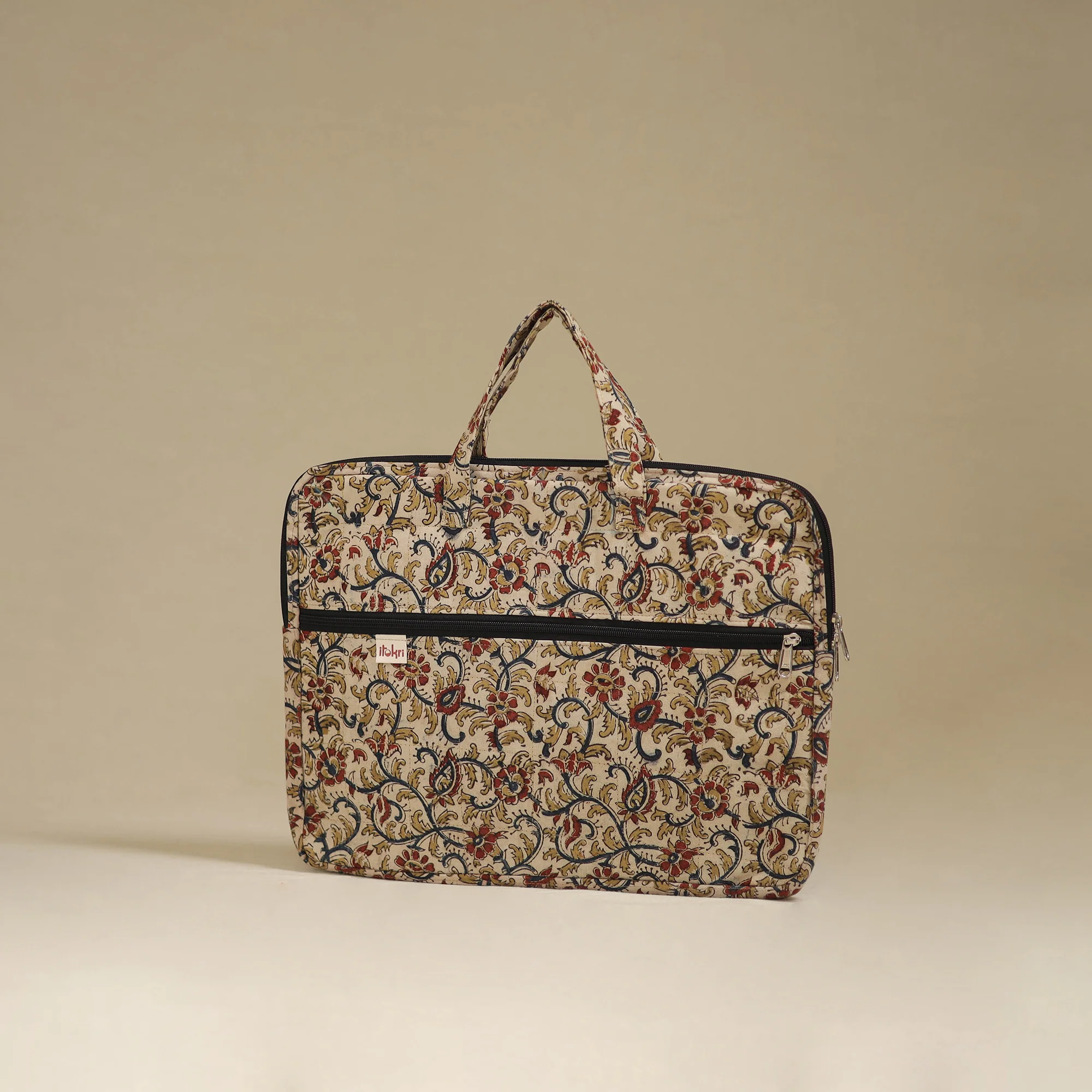 Handcrafted Quilted Laptop Bag 01 - Image 2