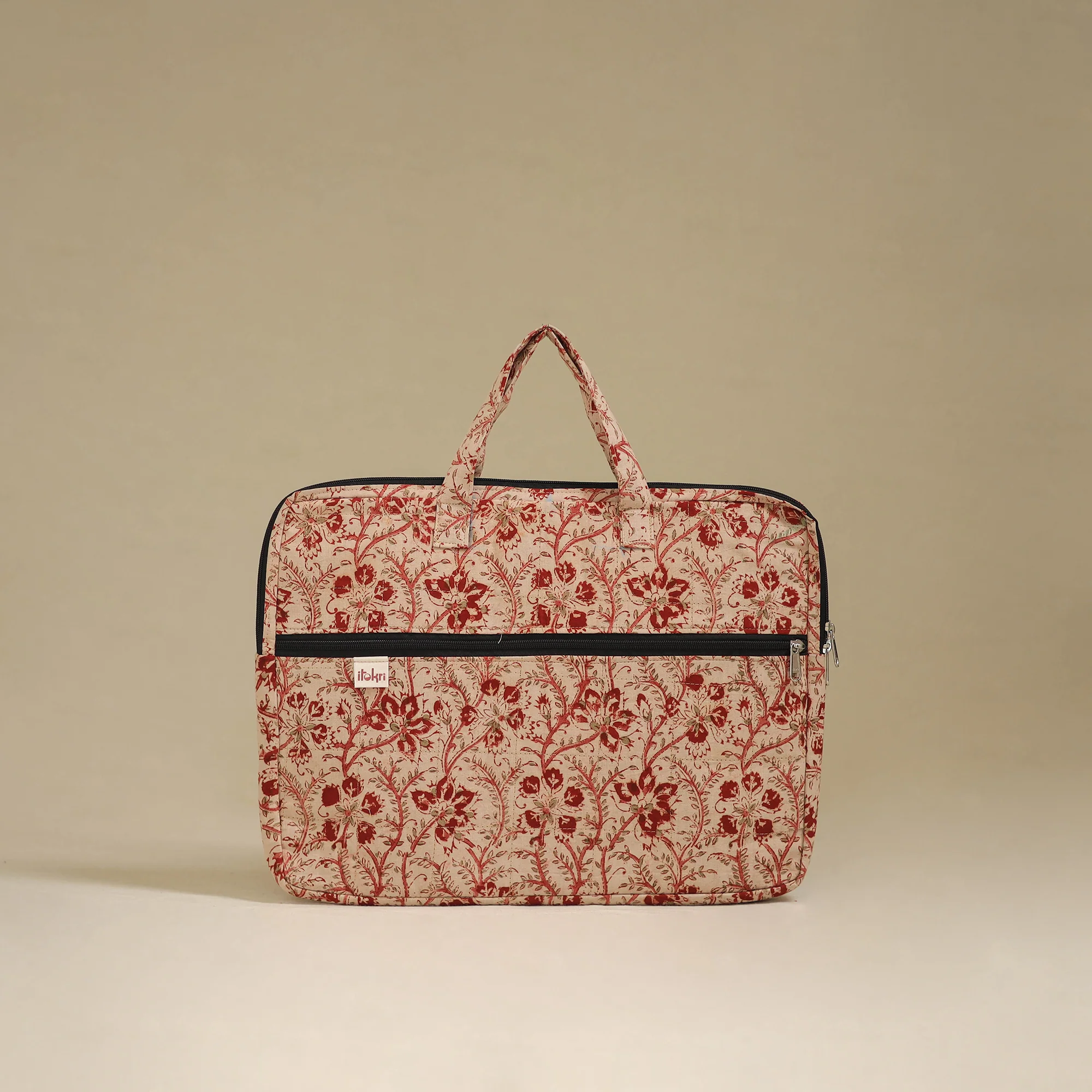 Handcrafted Quilted Laptop Bag 03