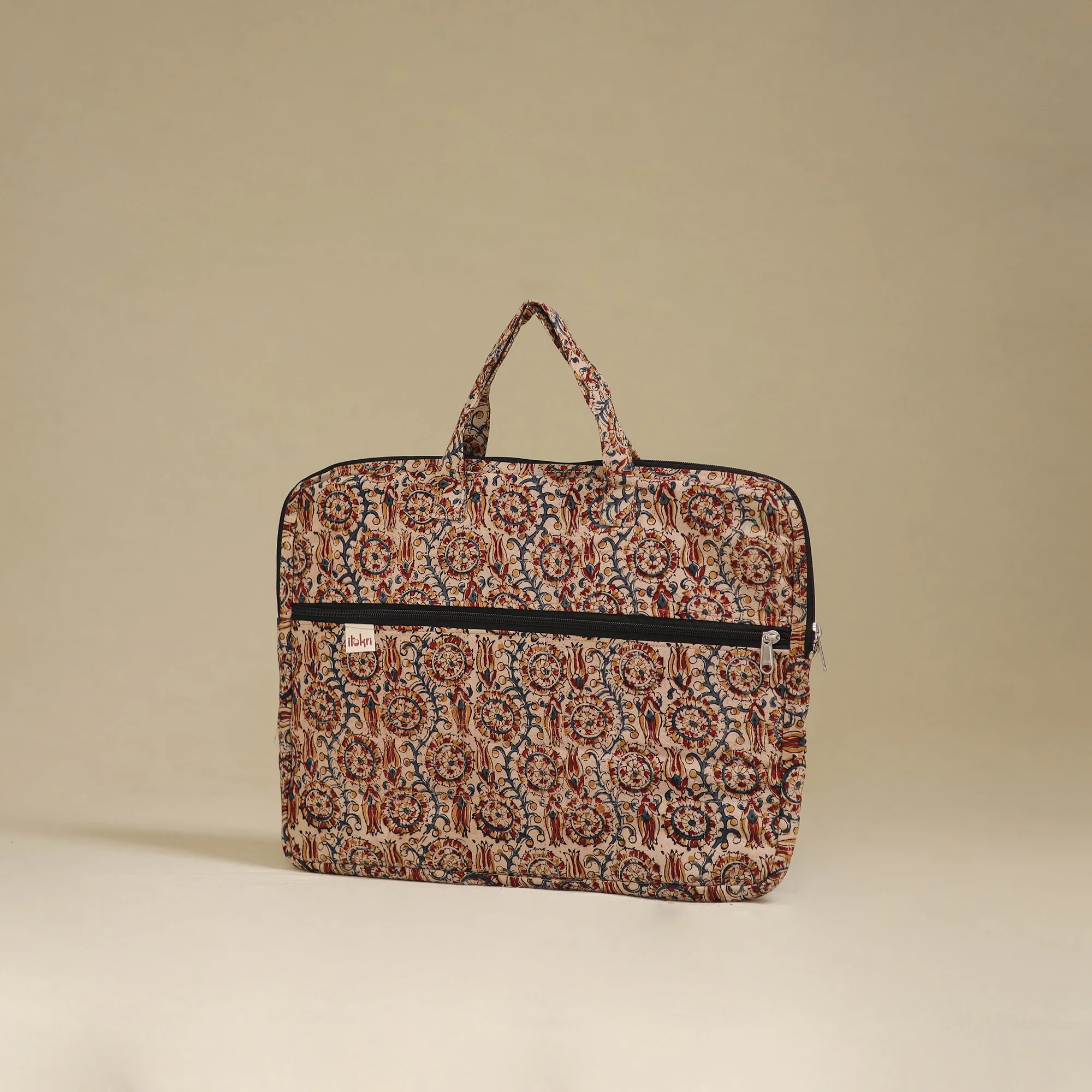 Handcrafted Quilted Laptop Bag 05 - Image 2