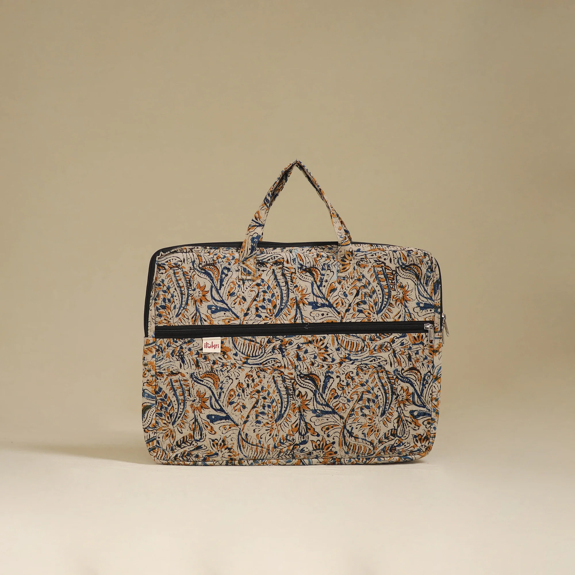 Handcrafted Quilted Laptop Bag 06