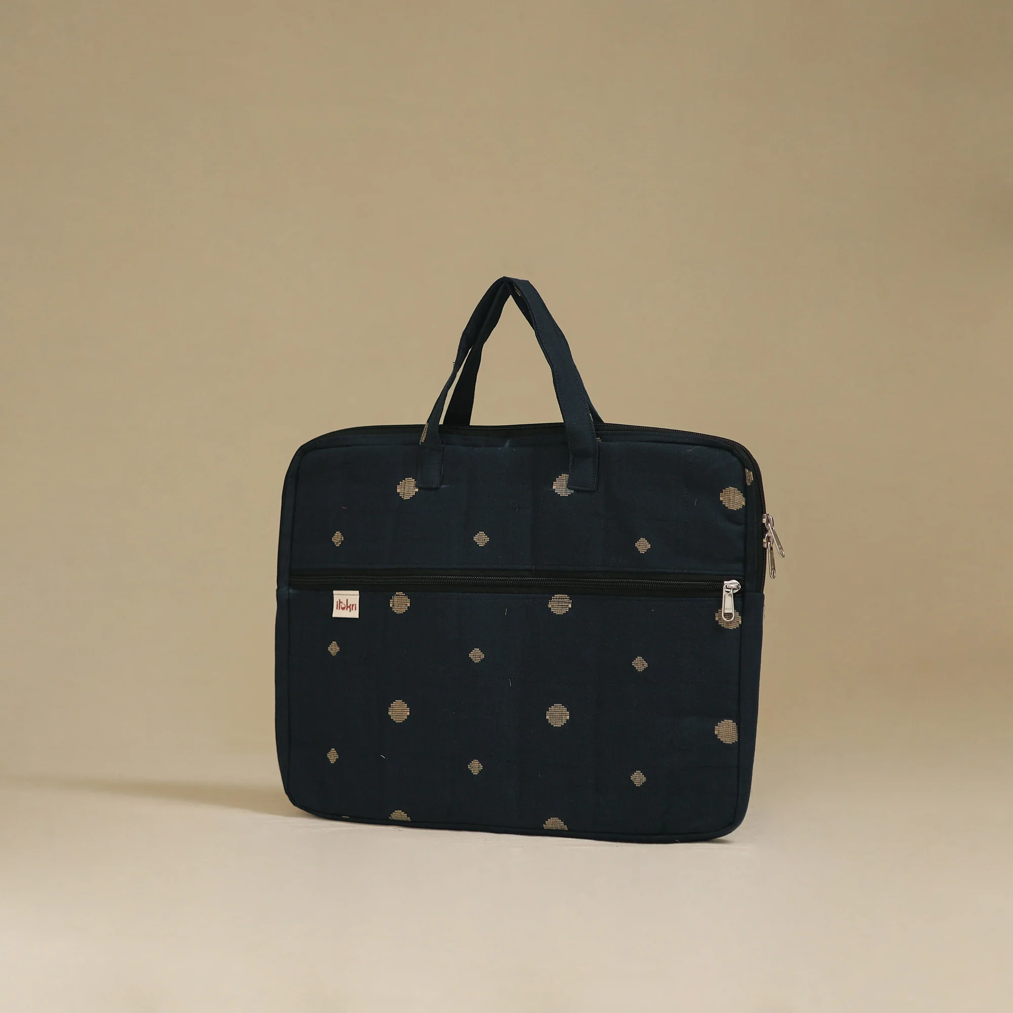 Handcrafted Quilted Laptop Bag 08 - Image 2