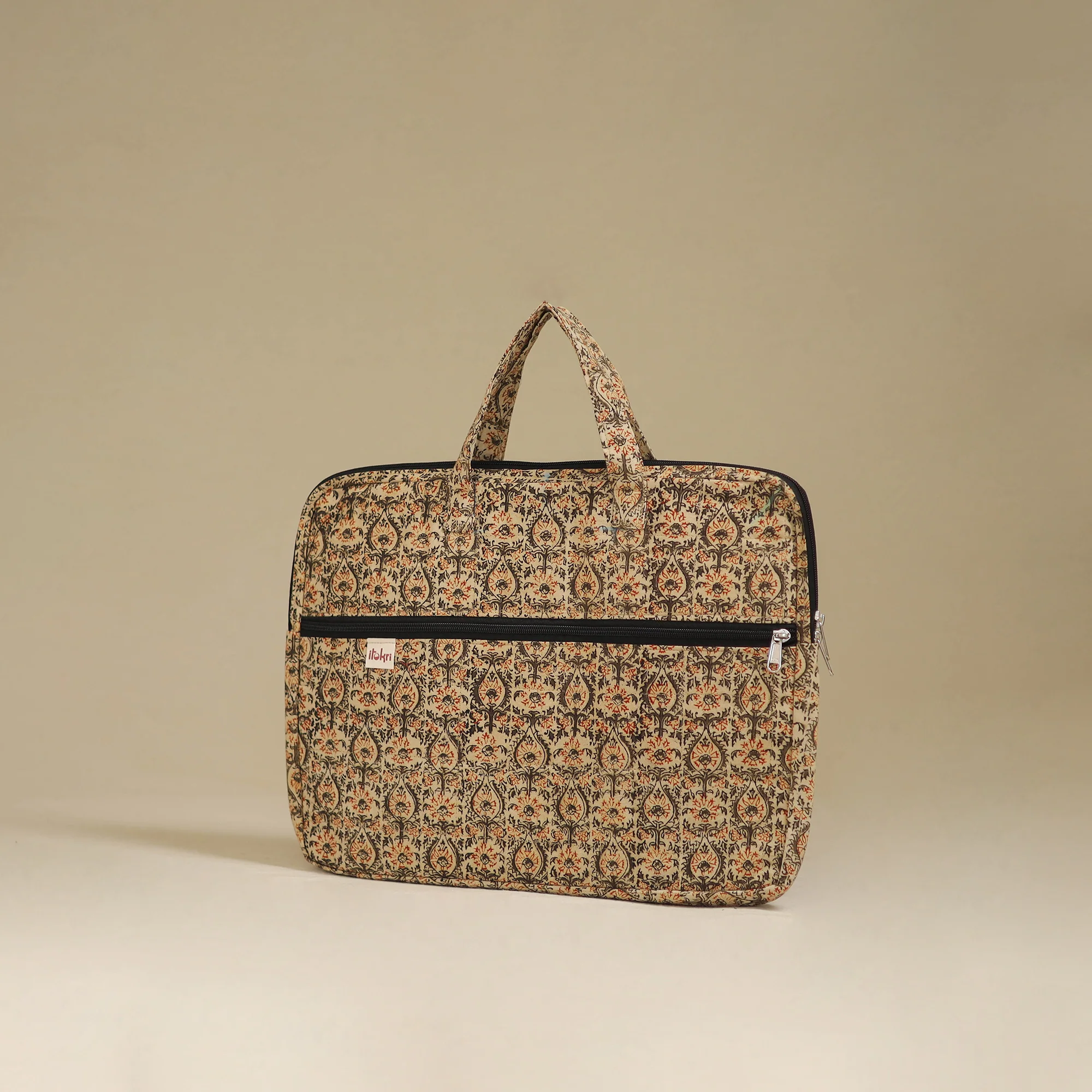 Handcrafted Quilted Laptop Bag 08 - Image 2