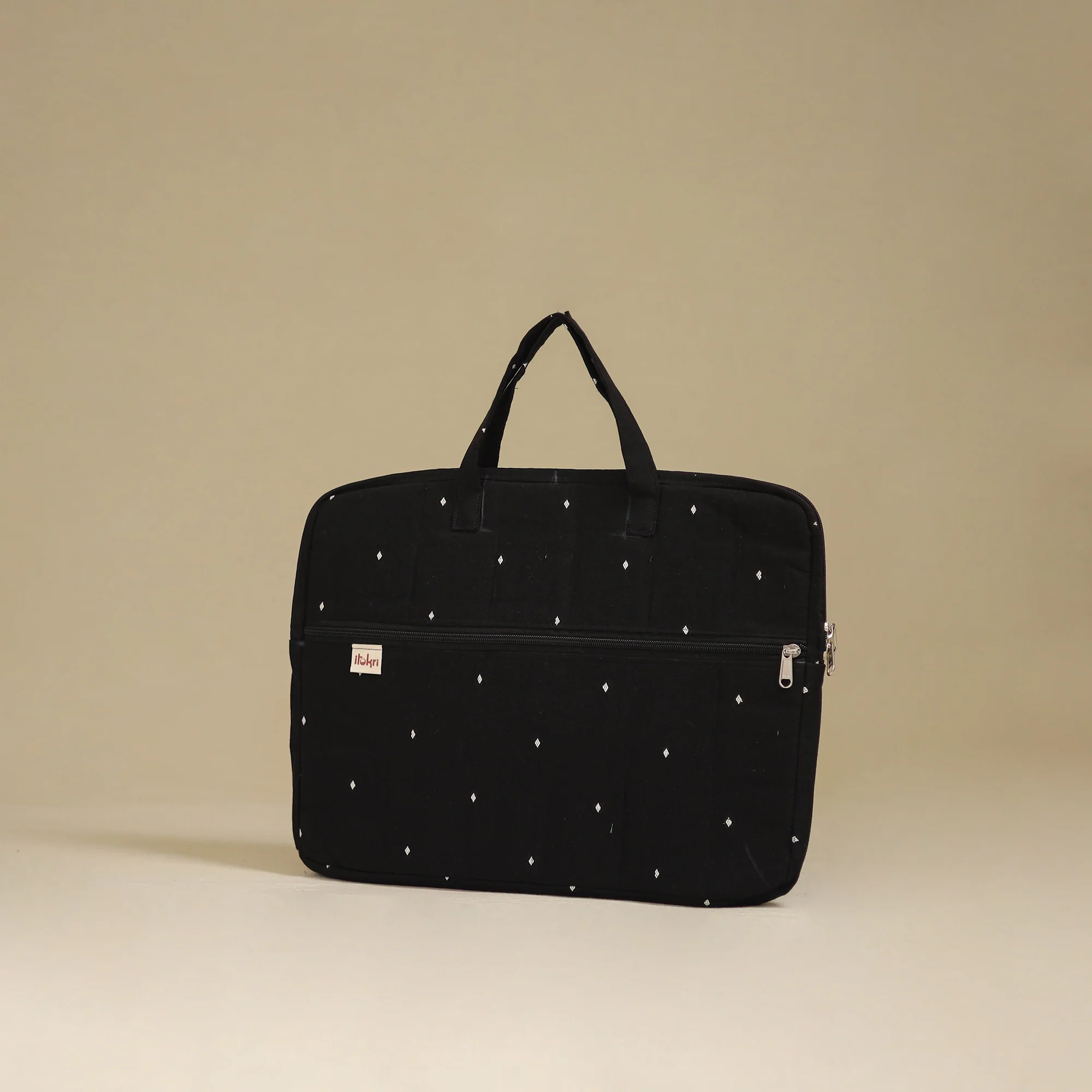 Handcrafted Quilted Laptop Bag 12 - Image 2