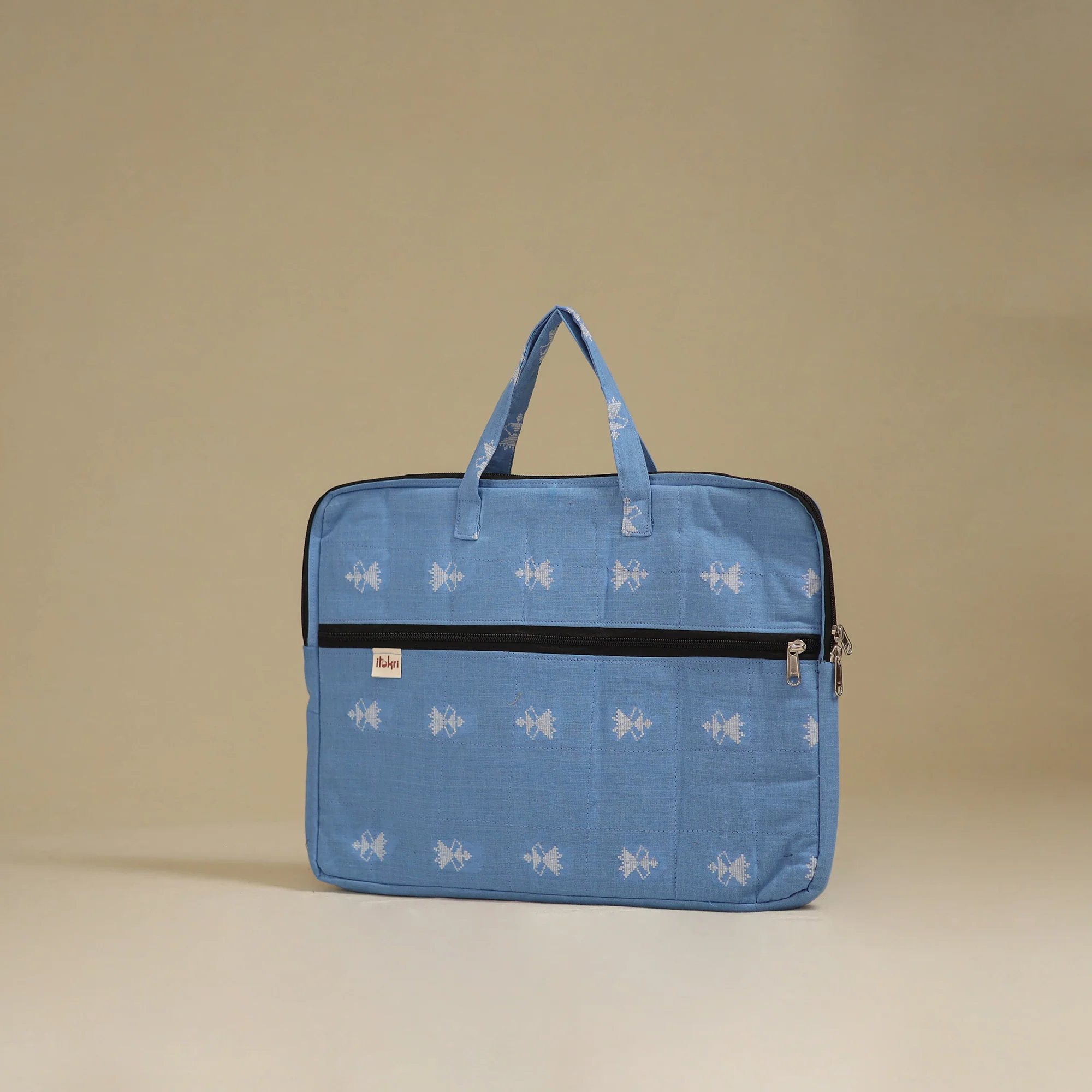 Handcrafted Quilted Laptop Bag 15 - Image 2