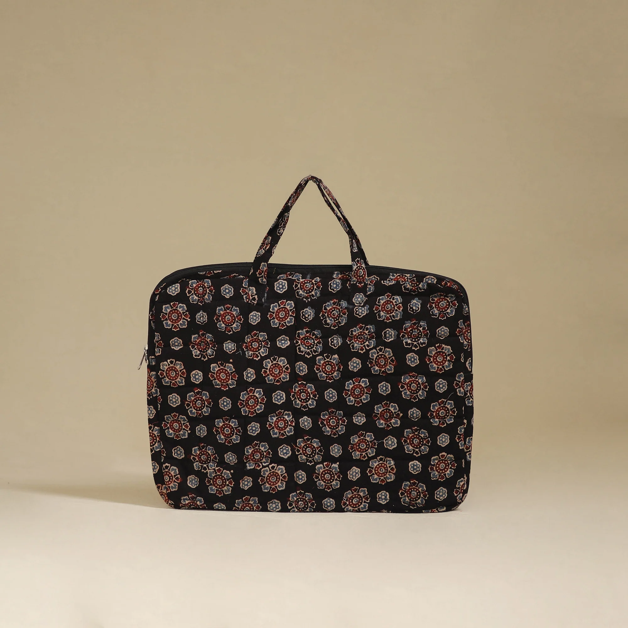 Handcrafted Quilted Laptop Bag 16 - Image 3