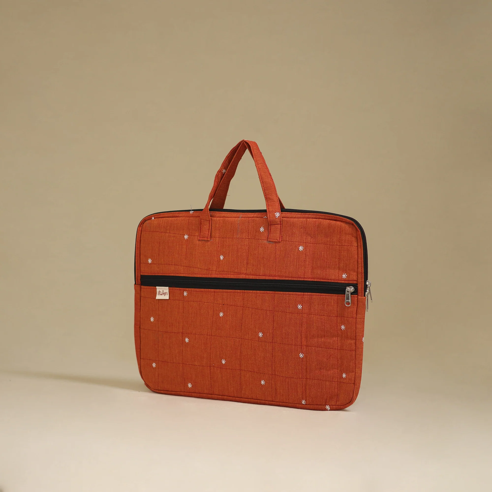 Handcrafted Quilted Laptop Bag 18 - Image 2
