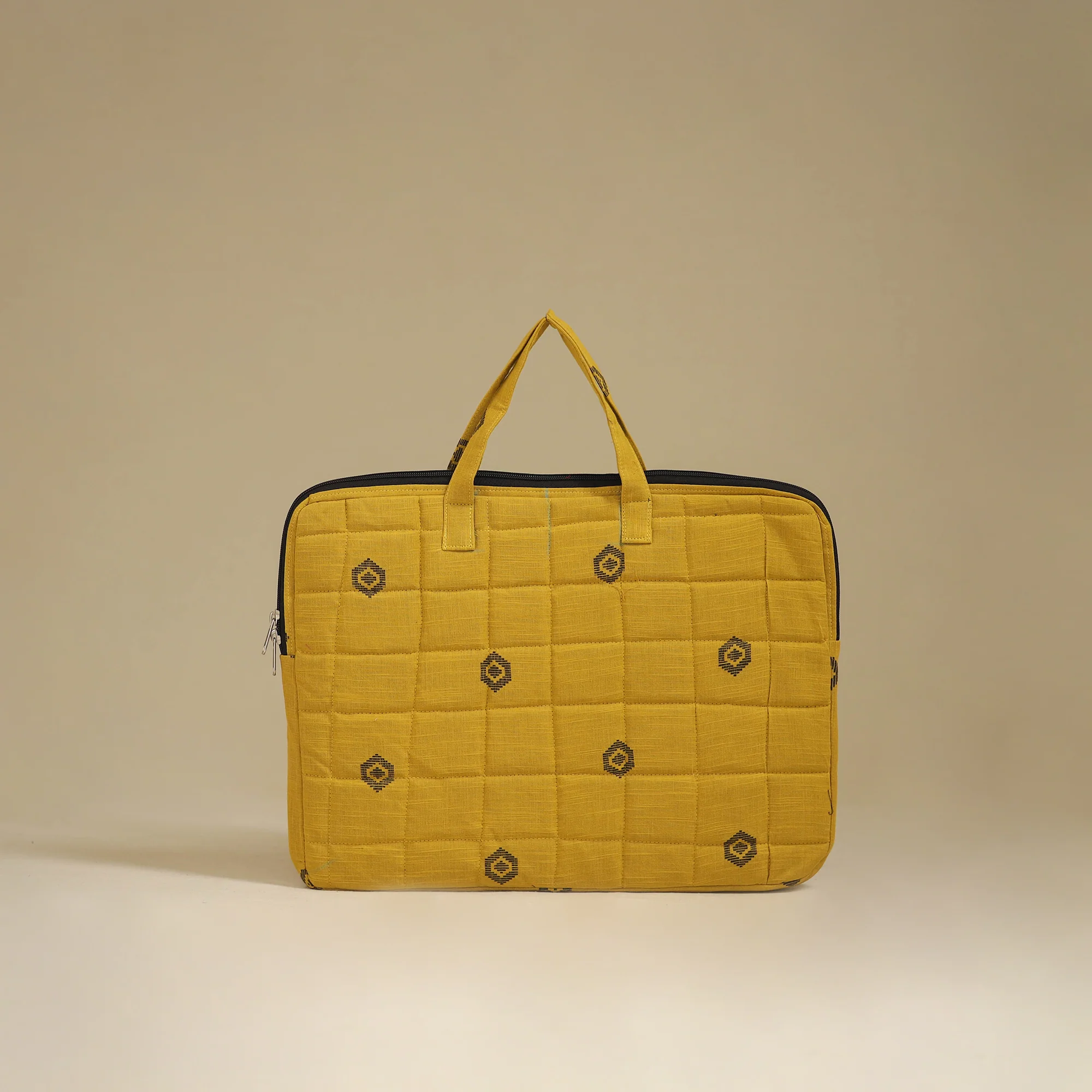 Handcrafted Quilted Laptop Bag 21 - Image 3