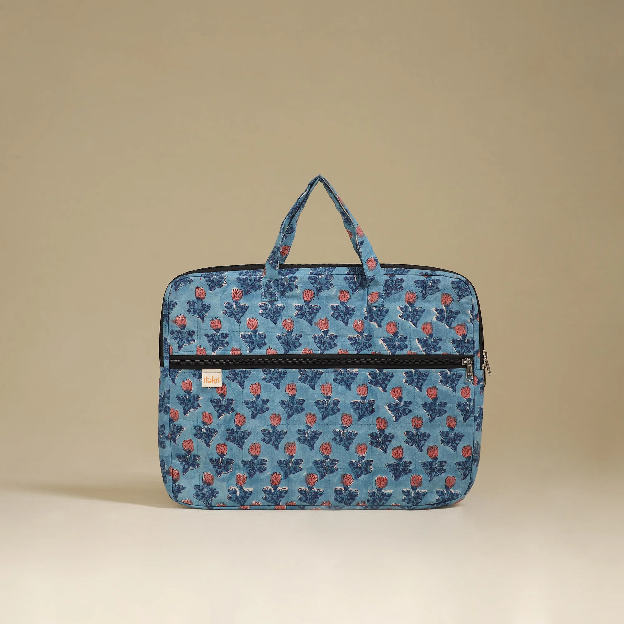 Handcrafted Quilted Laptop Bag 21