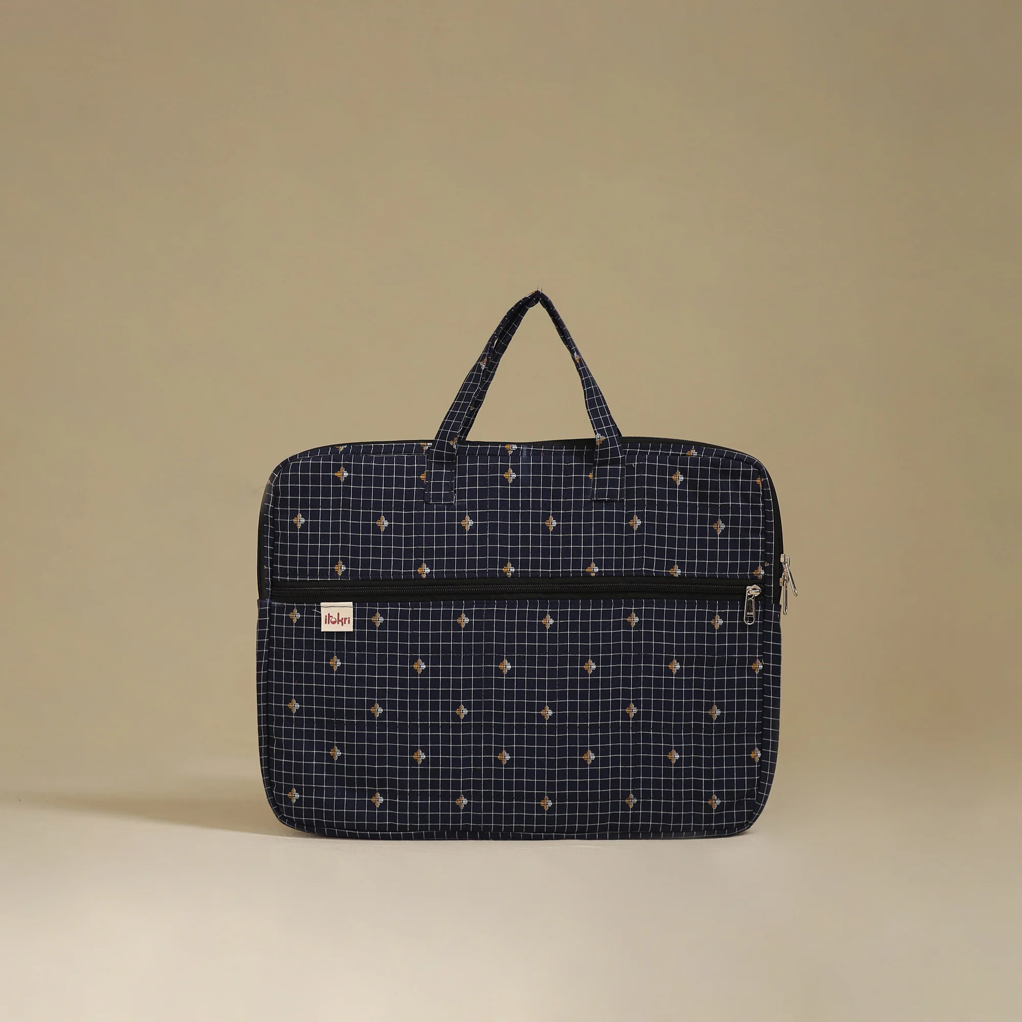 Handcrafted Quilted Laptop Bag 22