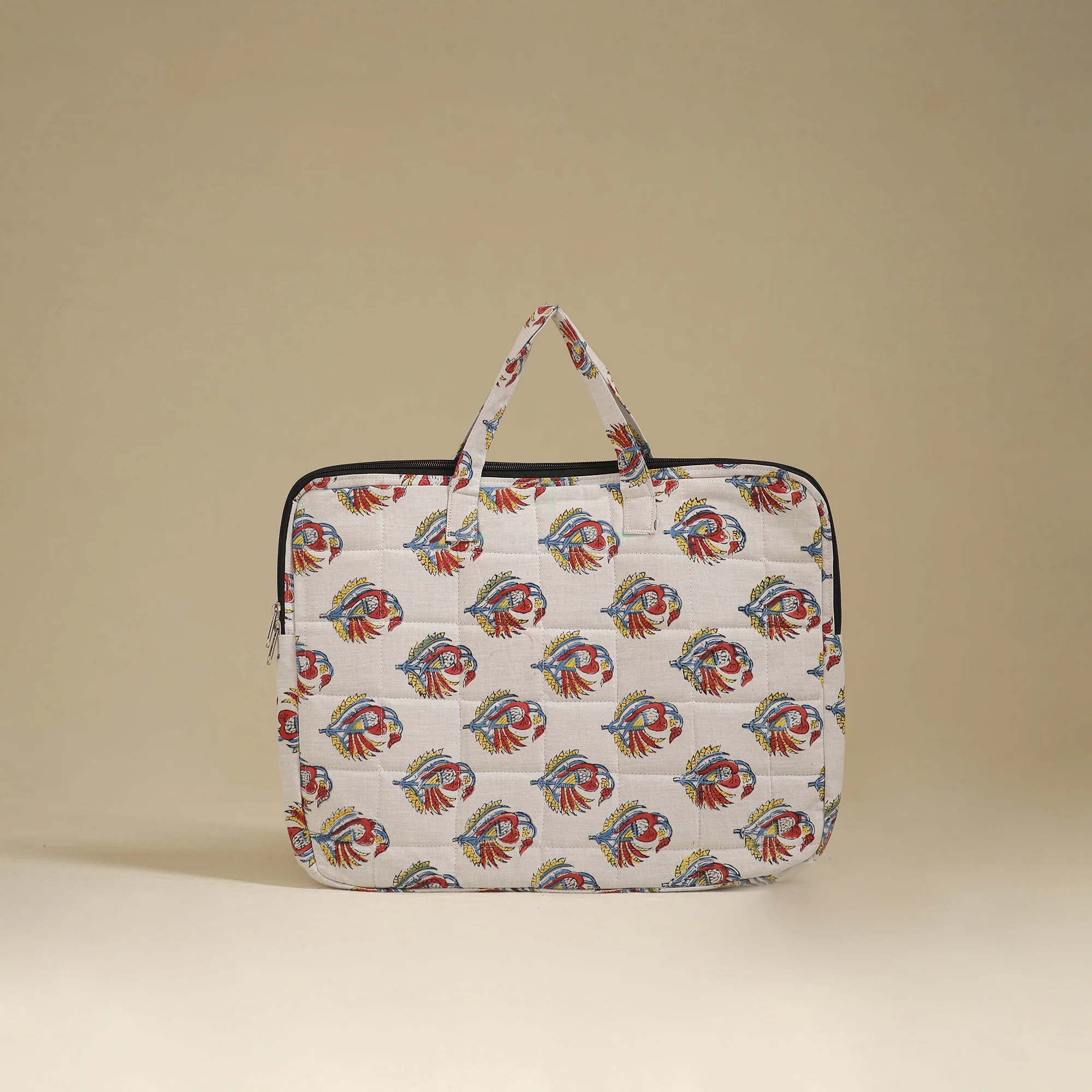 Handcrafted Quilted Laptop Bag 24 - Image 3