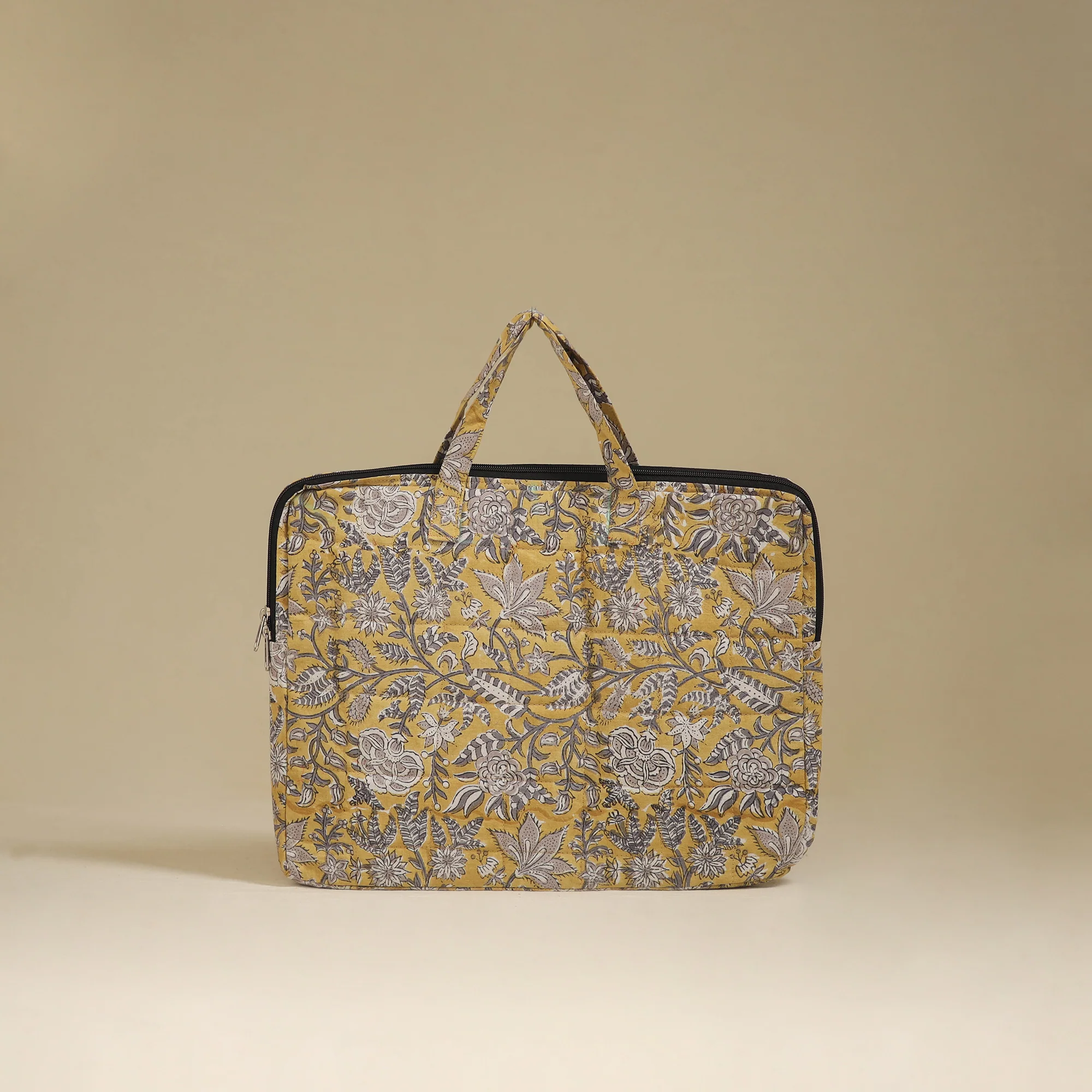 Handcrafted Quilted Laptop Bag 26 - Image 3
