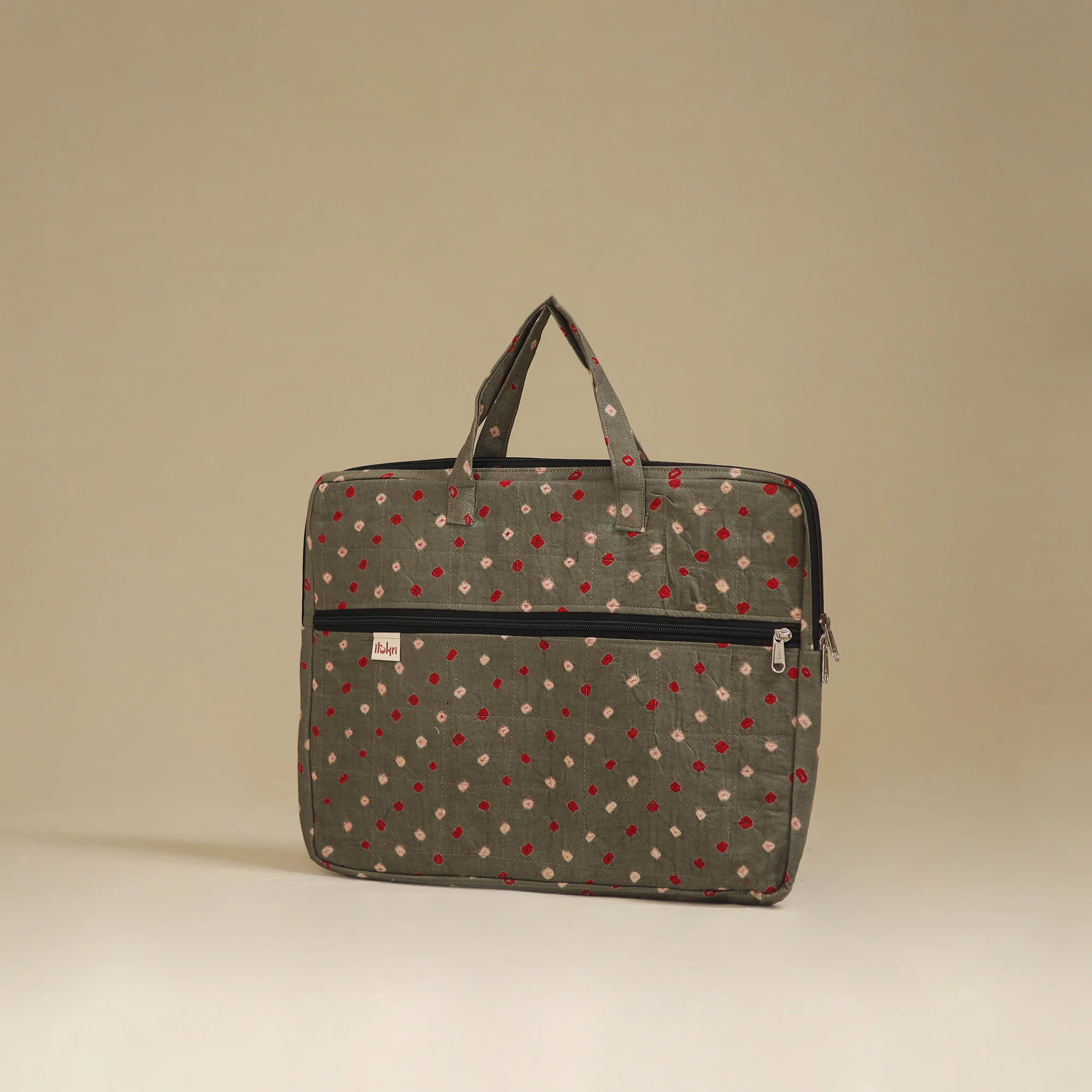 Handcrafted Quilted Laptop Bag 33 - Image 2