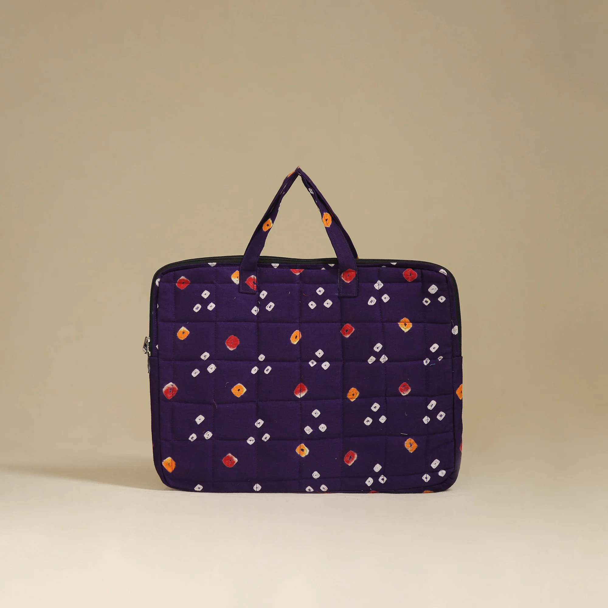 Handcrafted Quilted Laptop Bag 36 - Image 3