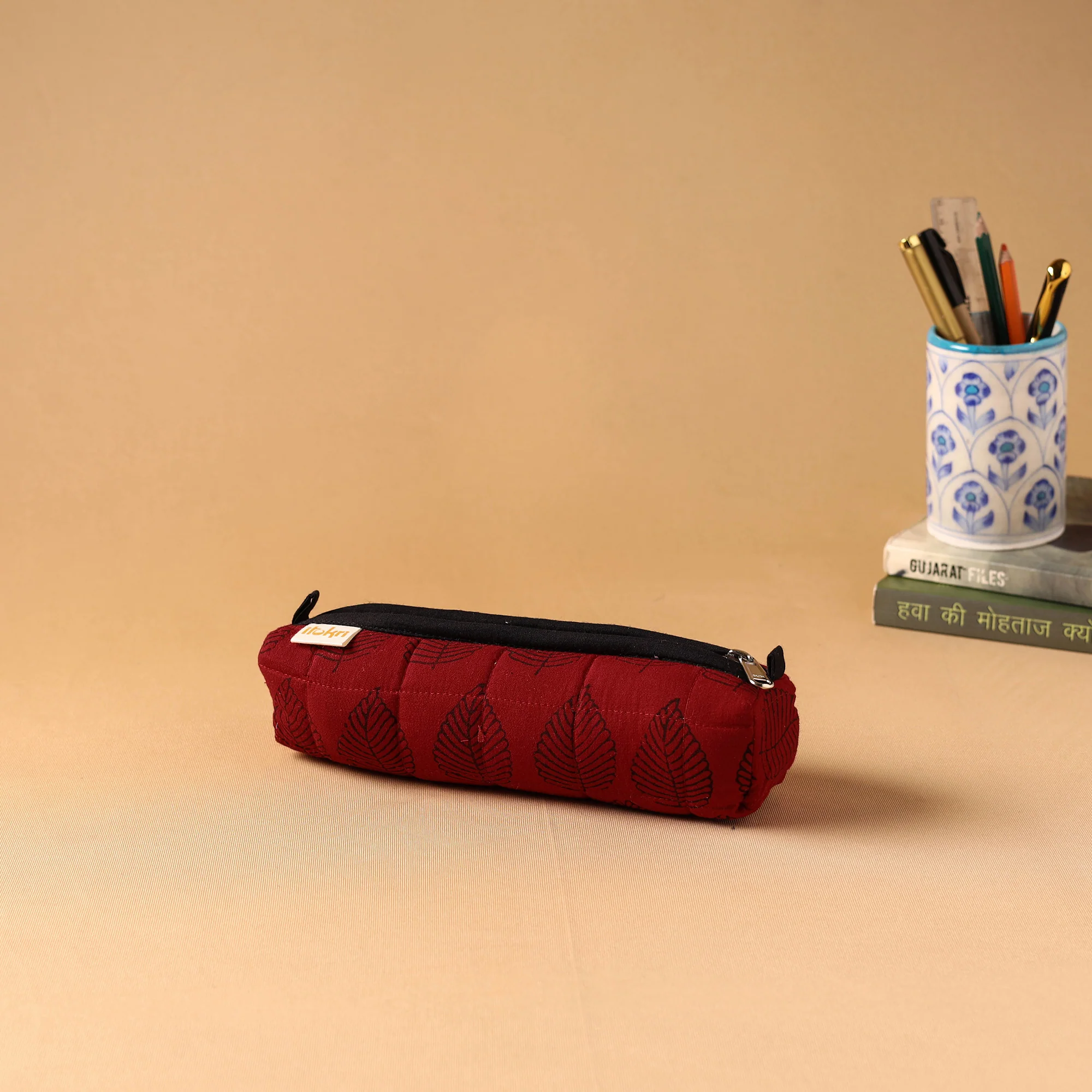 Handcrafted Quilted Pencil Pouch 14