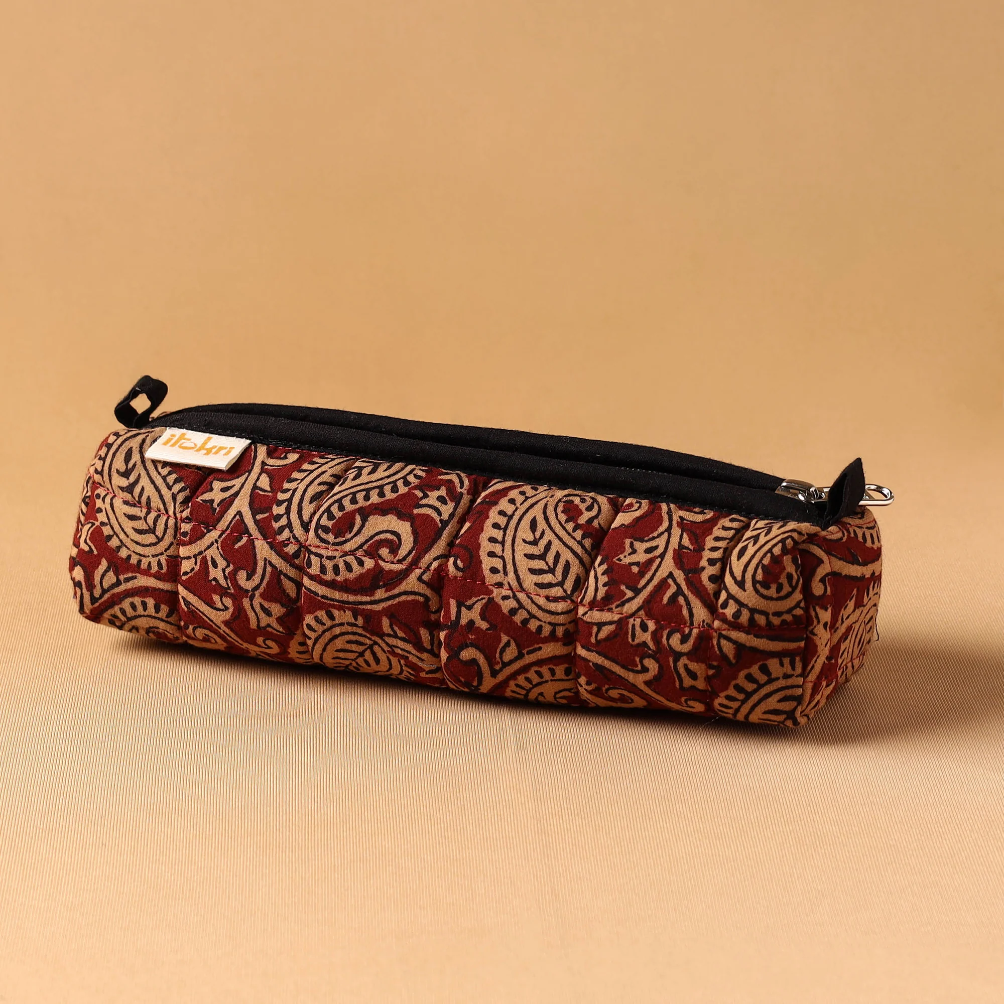 Handcrafted Quilted Pencil Pouch 15 - Image 2