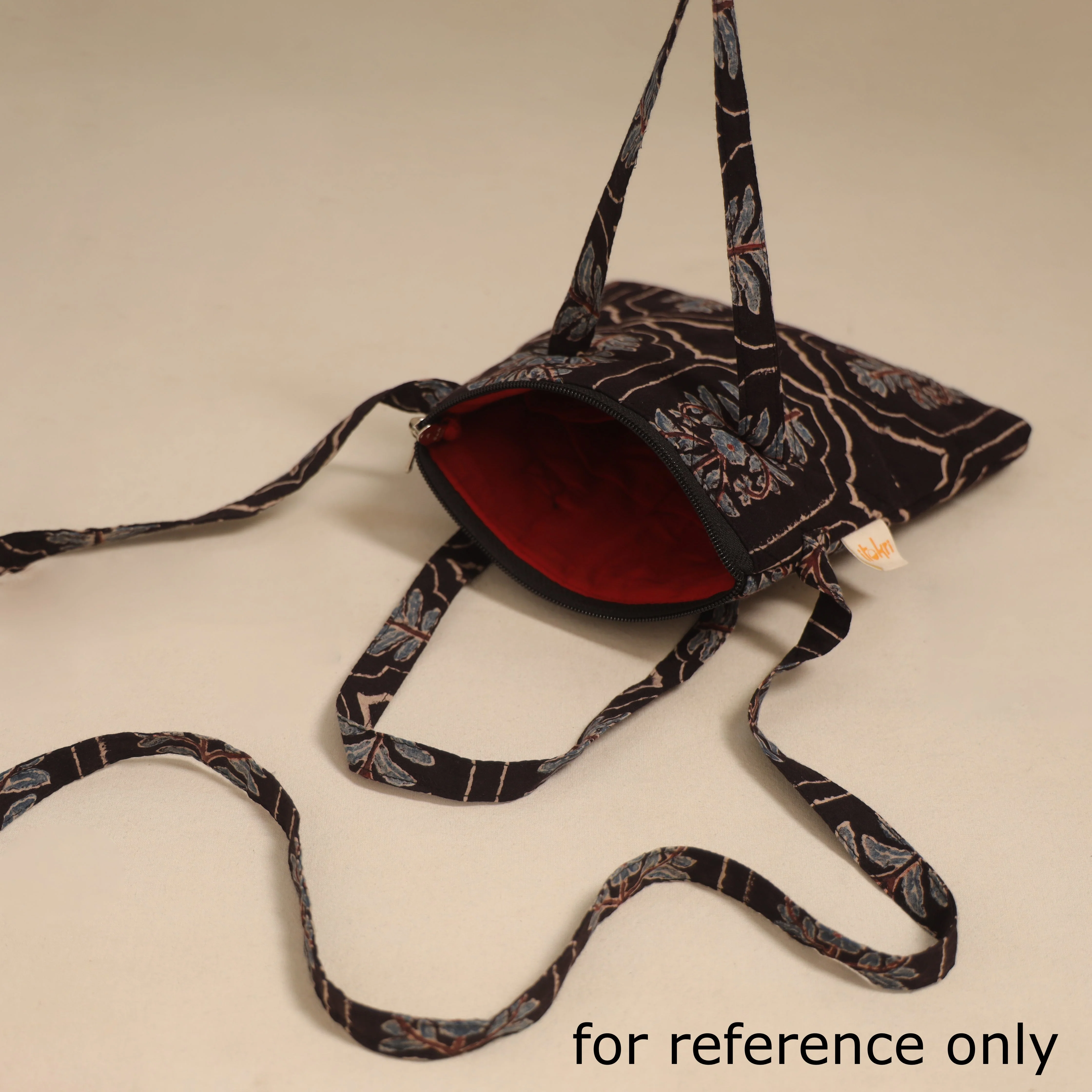Green - Handcrafted Quilted Sling Bag 16 - Image 4