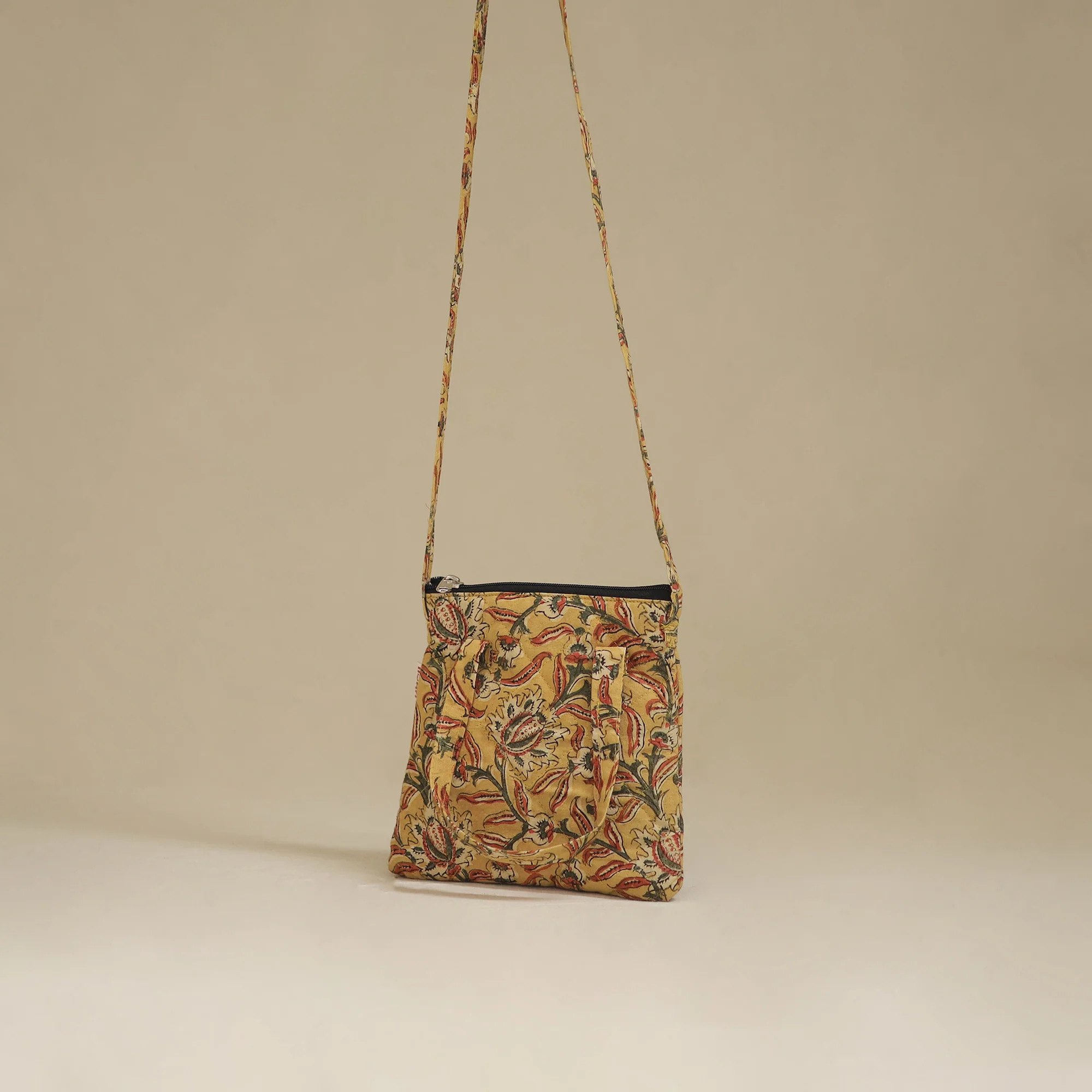 Handcrafted Quilted Sling Bag 43 - Image 3
