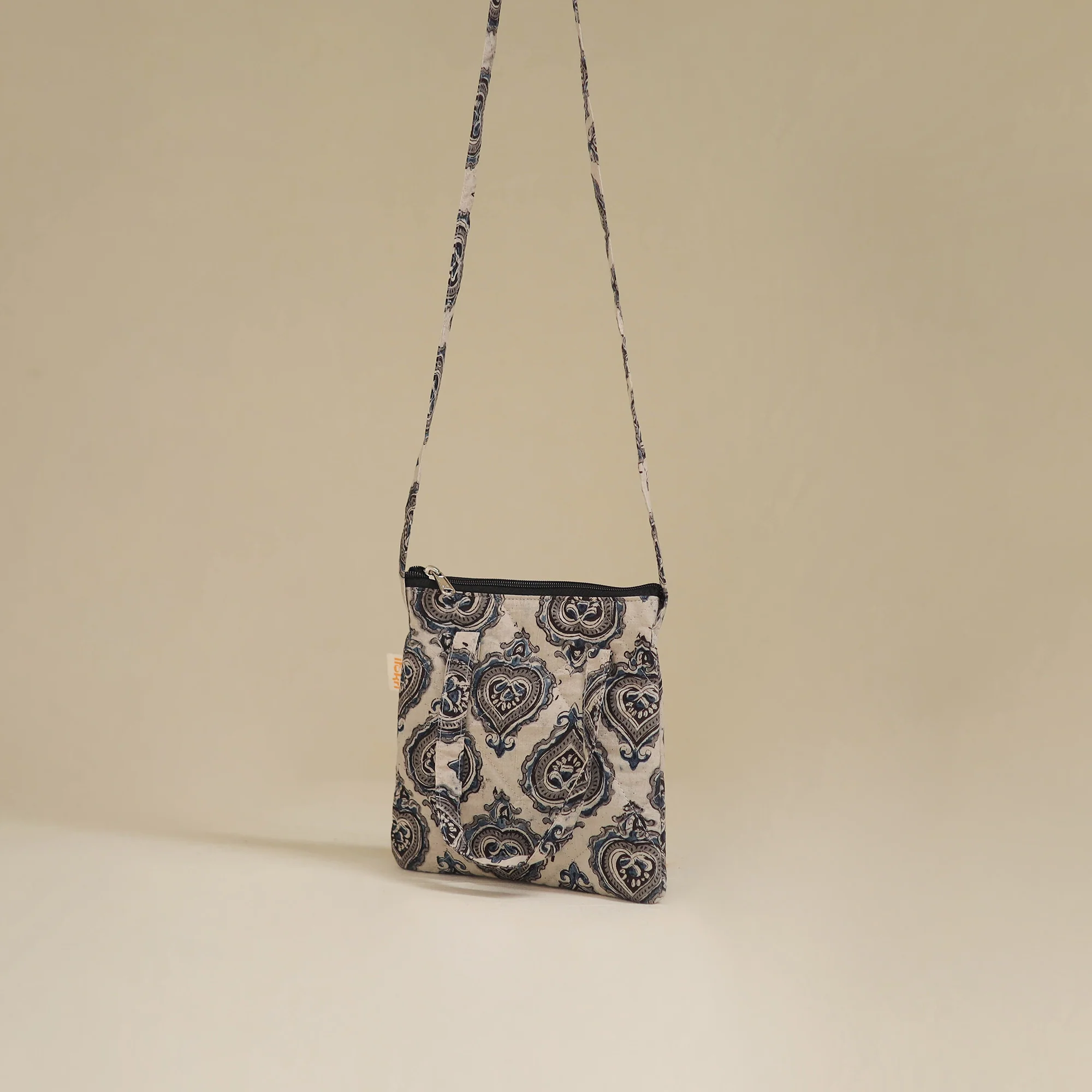 Handcrafted Quilted Sling Bag 69 - Image 3