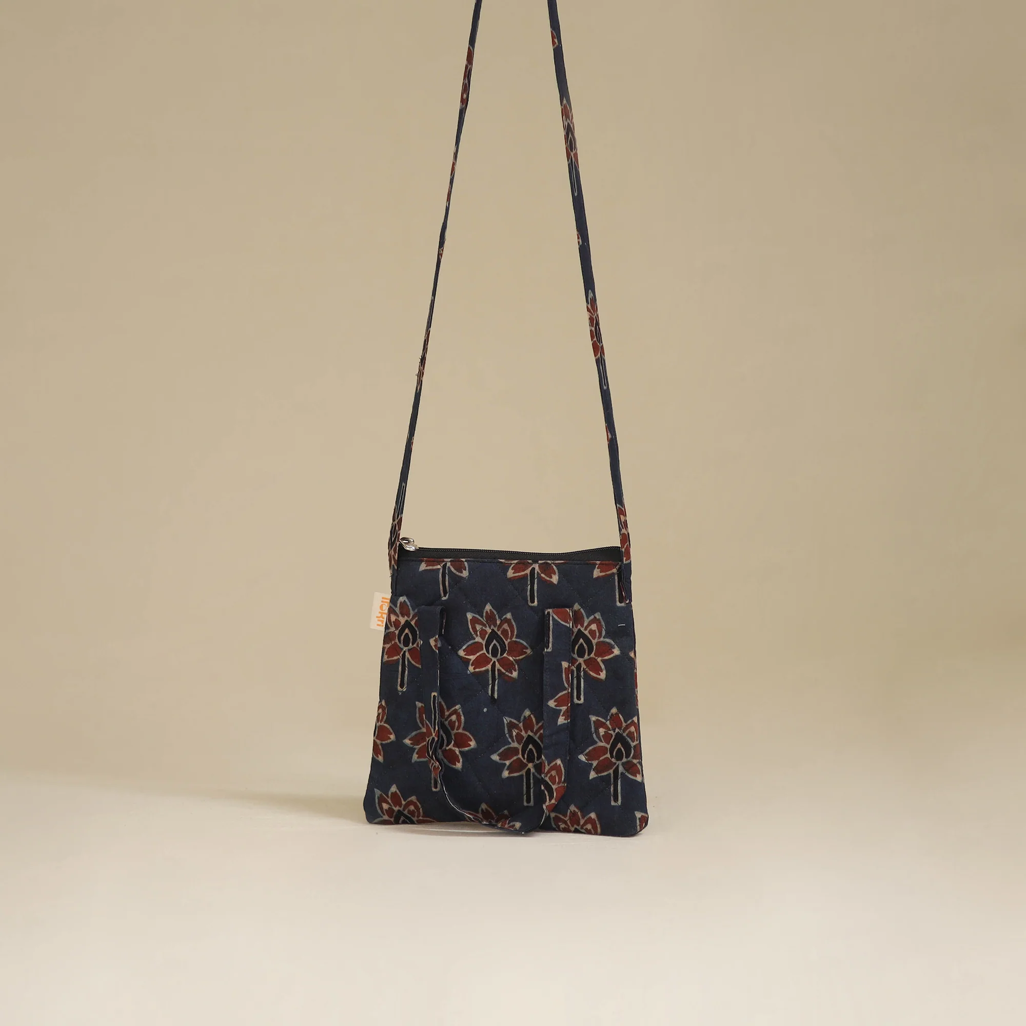 Handcrafted Quilted Sling Bag 74 - Image 3