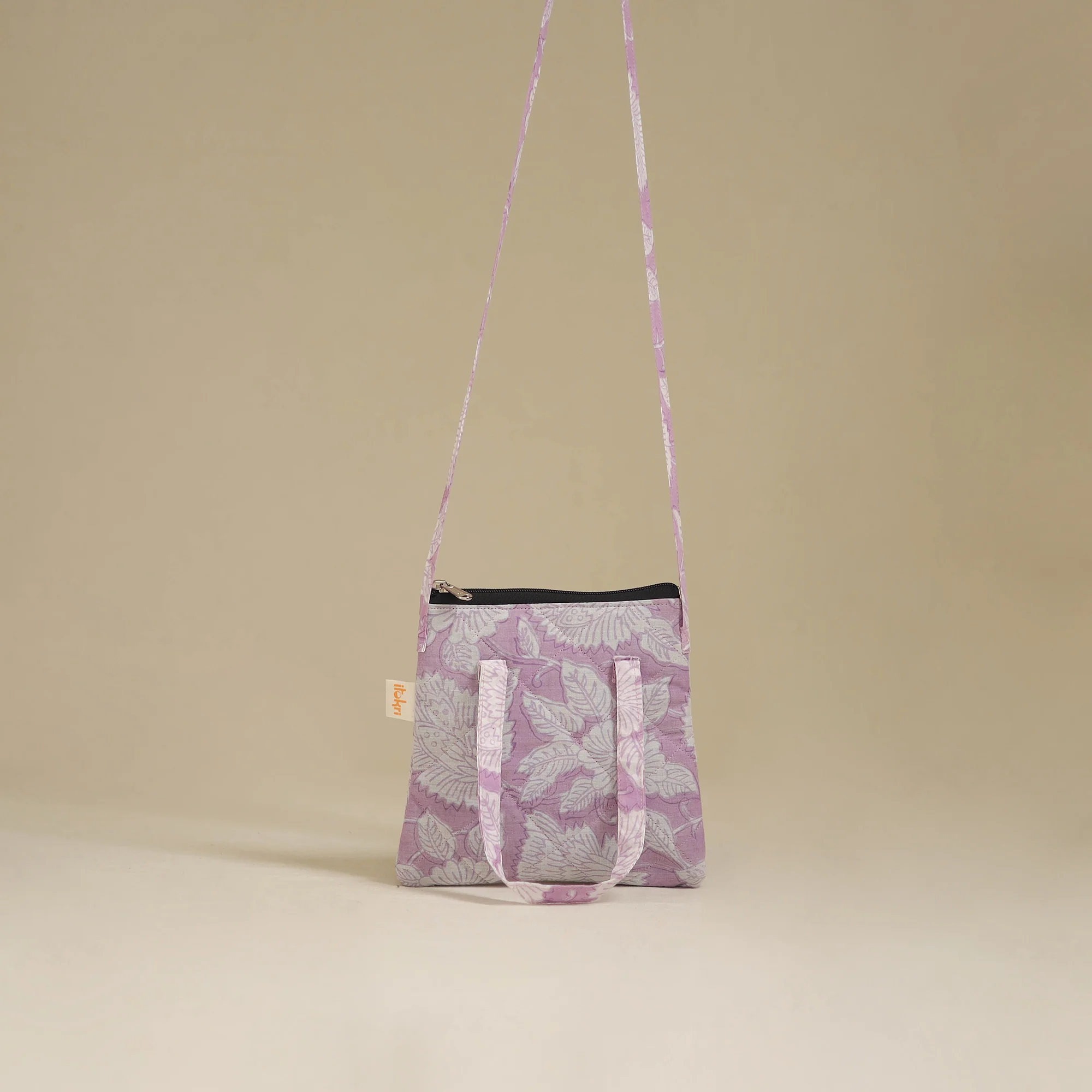 Handcrafted Quilted Sling Bag 85 - Image 2