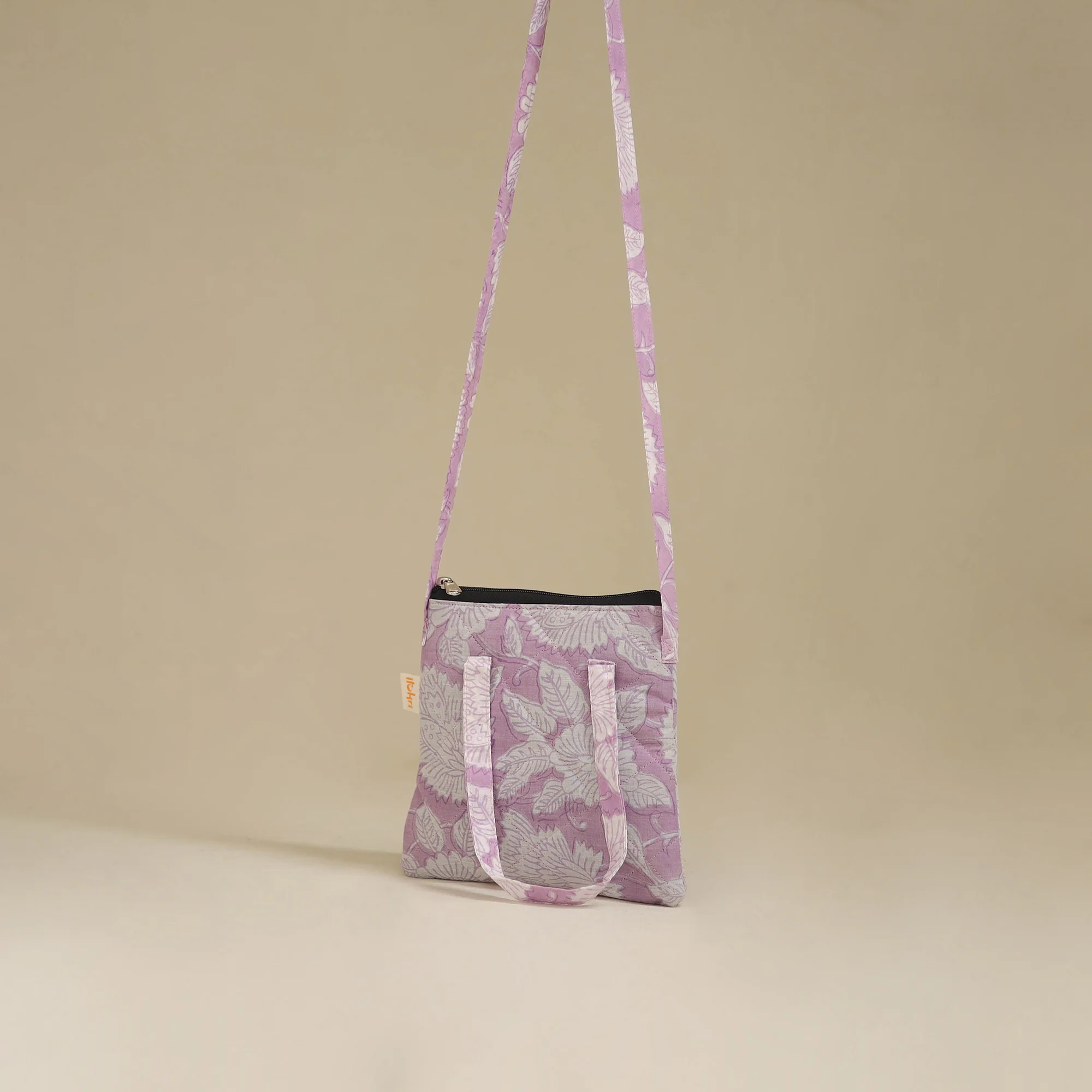 Handcrafted Quilted Sling Bag 85 - Image 3