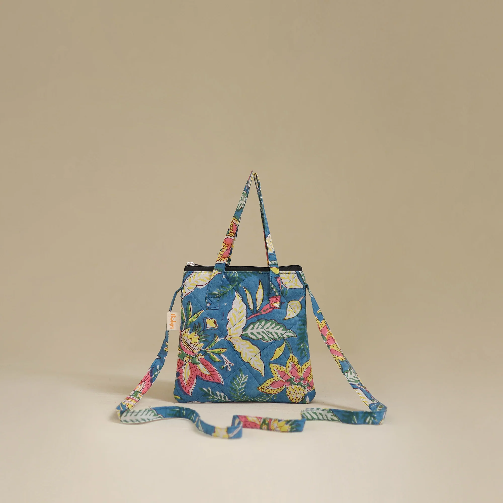 Handcrafted Quilted Sling Bag 87