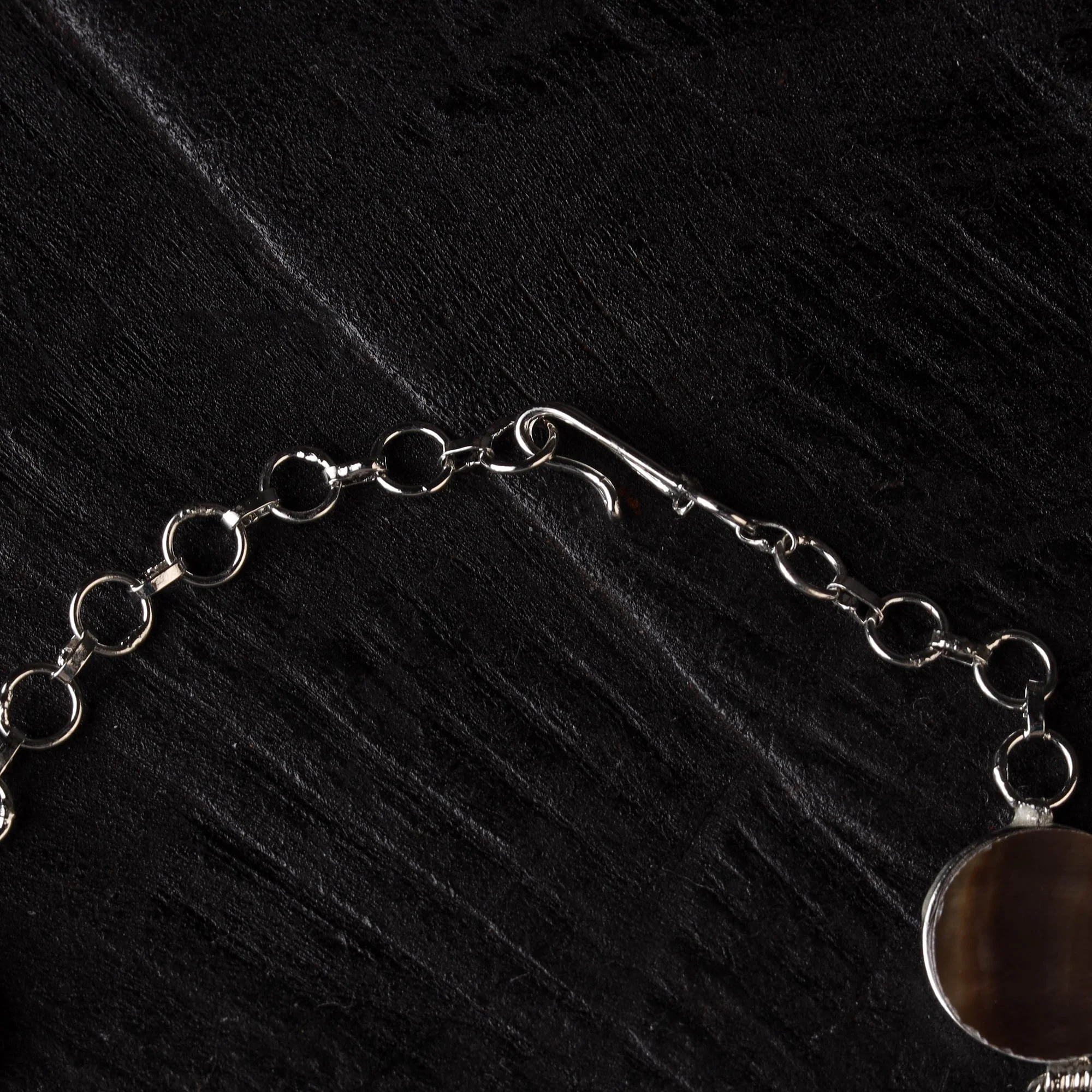 Brown - Handcrafted Seashell Bracelet (Adjustable) 30 - Image 3