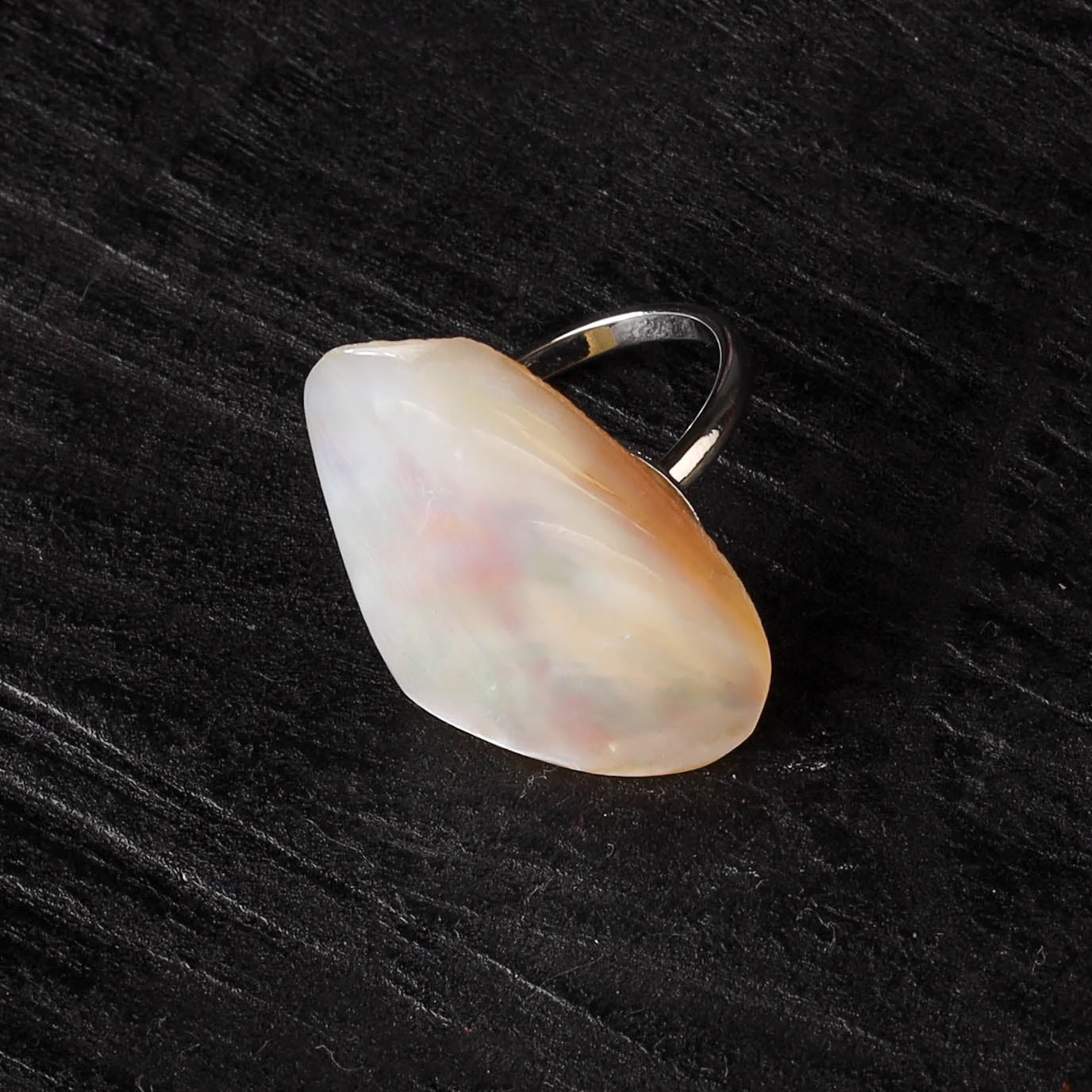 Handcrafted Seashell Ring (Adjustable) 15 - Image 2