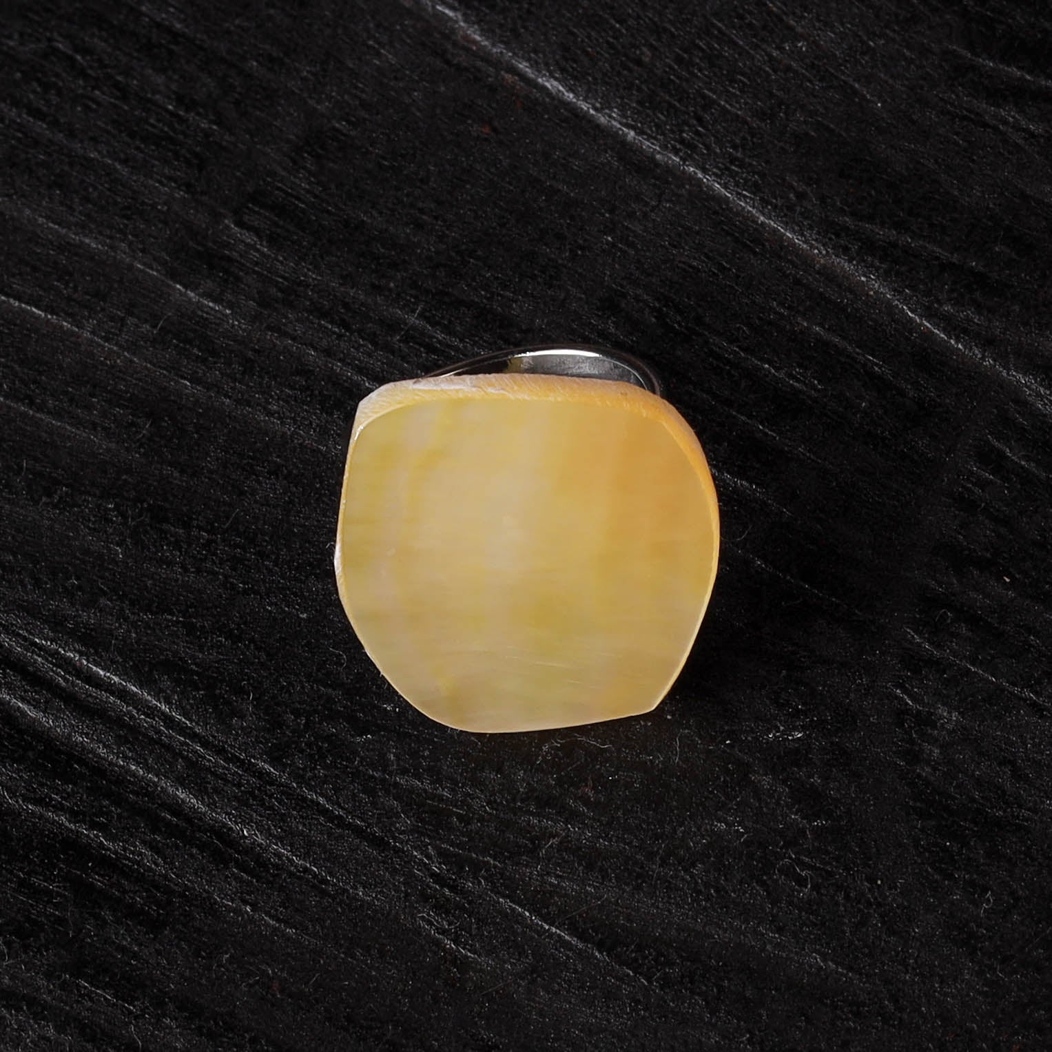 Yellow - Handcrafted Seashell Ring (Adjustable) 18 - Image 2