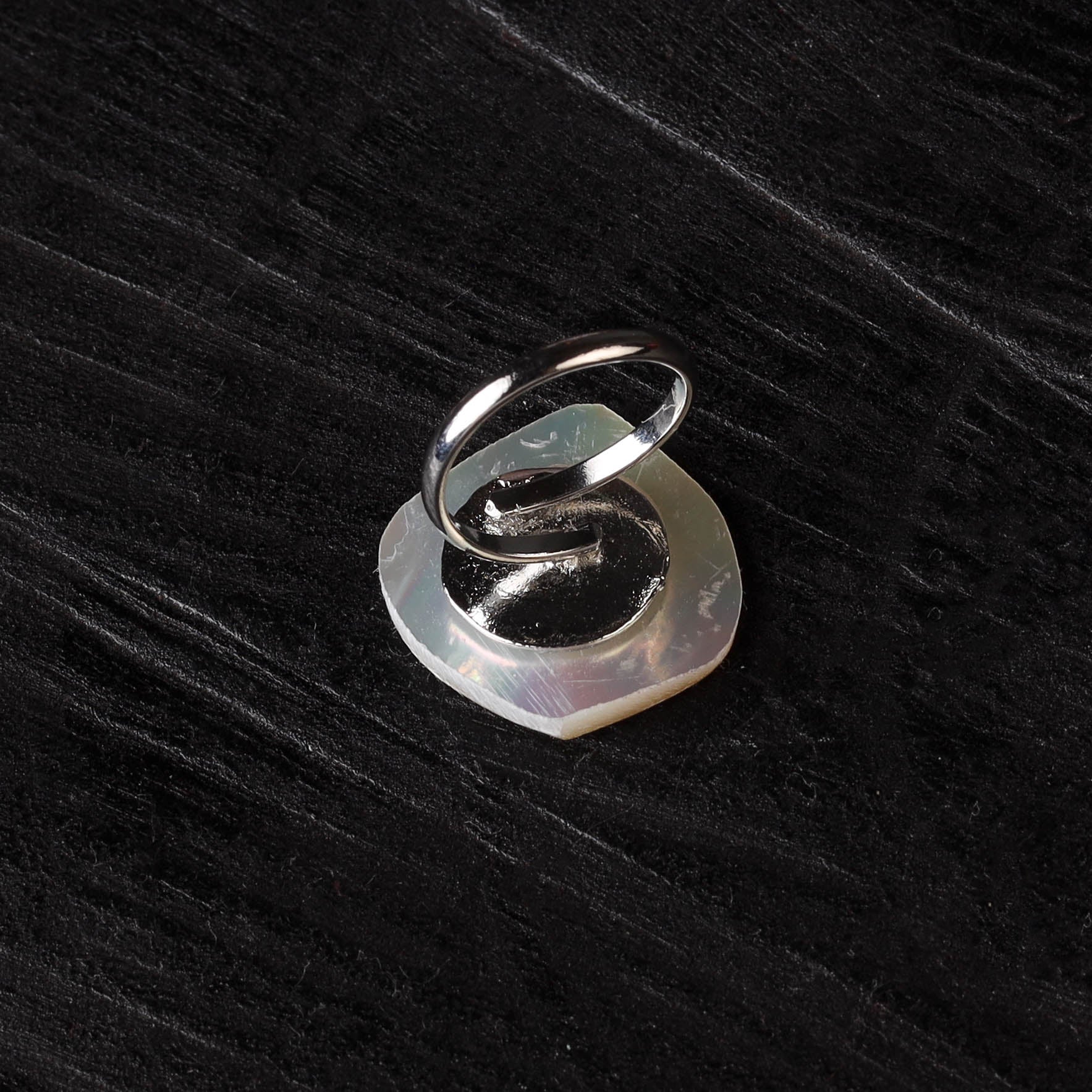 Yellow - Handcrafted Seashell Ring (Adjustable) 18 - Image 3